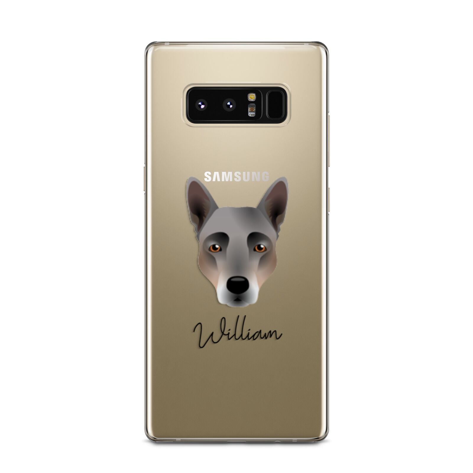 Australian Cattle Dog Personalised Samsung Galaxy Note 8 Case