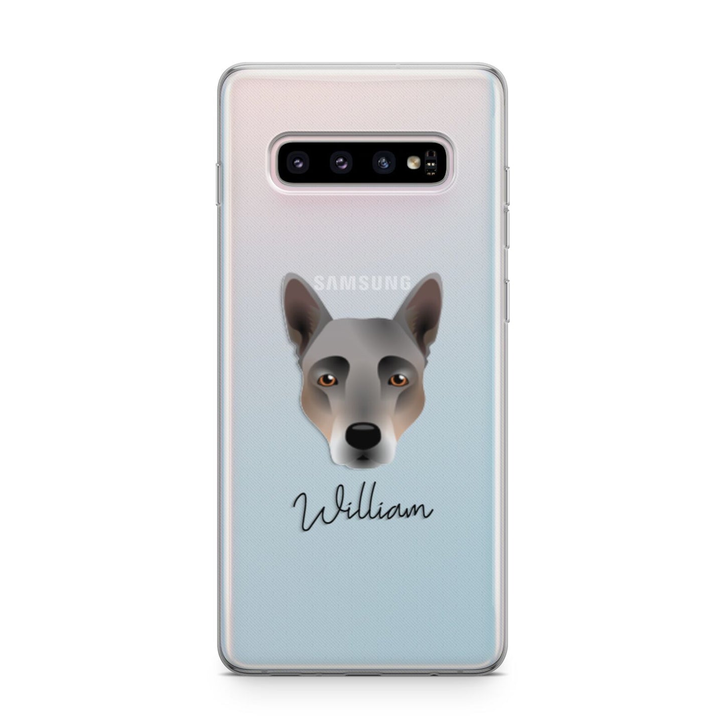 Australian Cattle Dog Personalised Samsung Galaxy S10 Plus Case