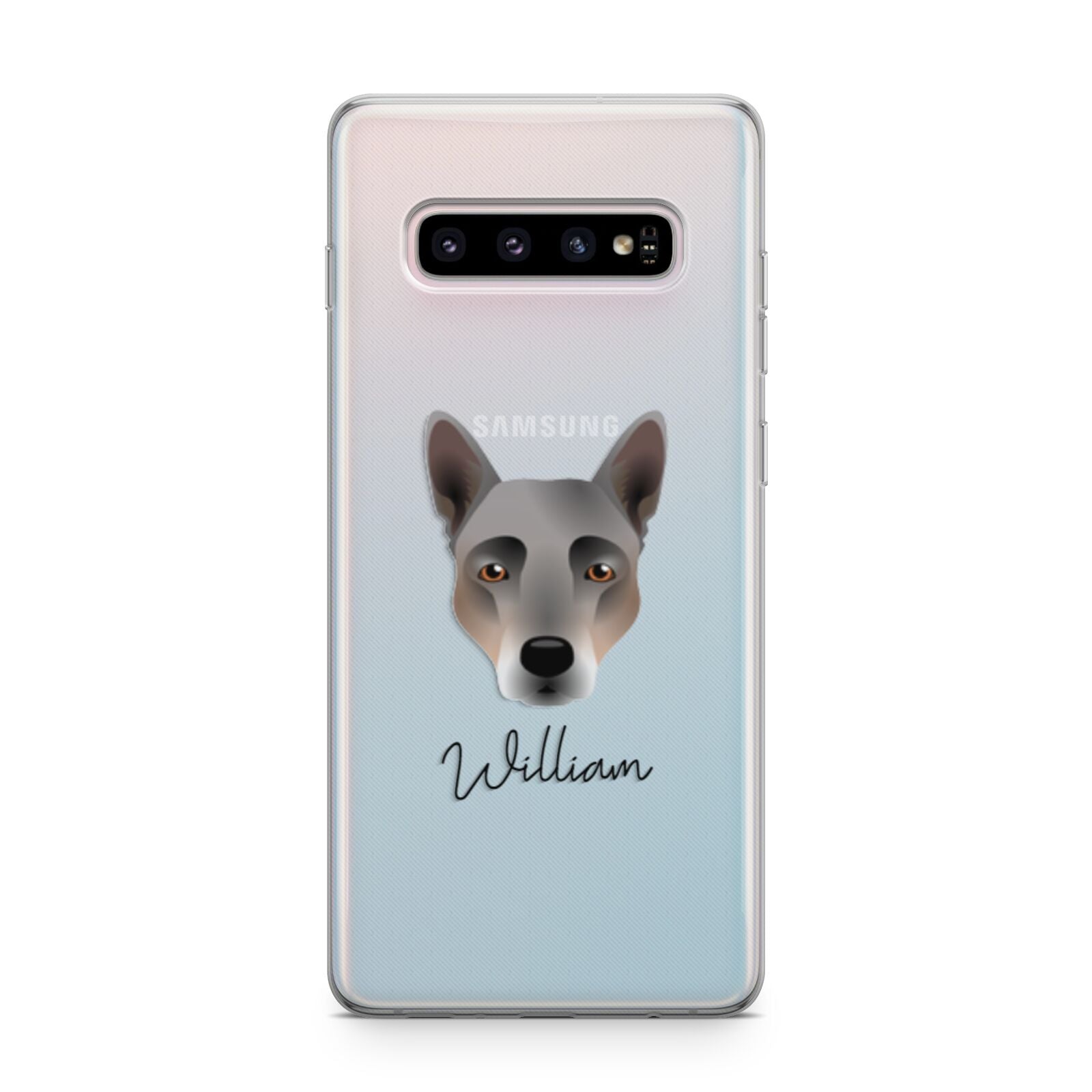 Australian Cattle Dog Personalised Samsung Galaxy S10 Plus Case