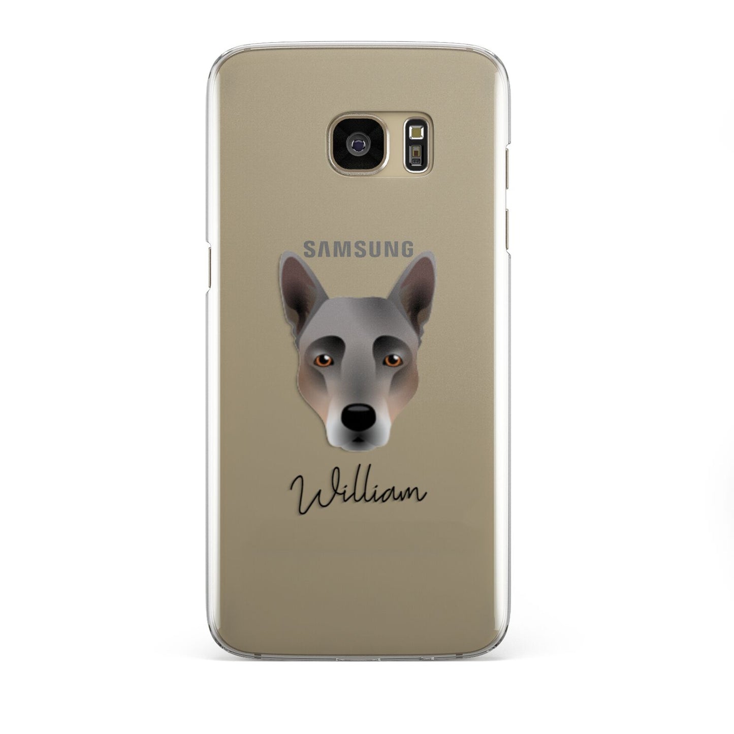 Australian Cattle Dog Personalised Samsung Galaxy S7 Edge Case