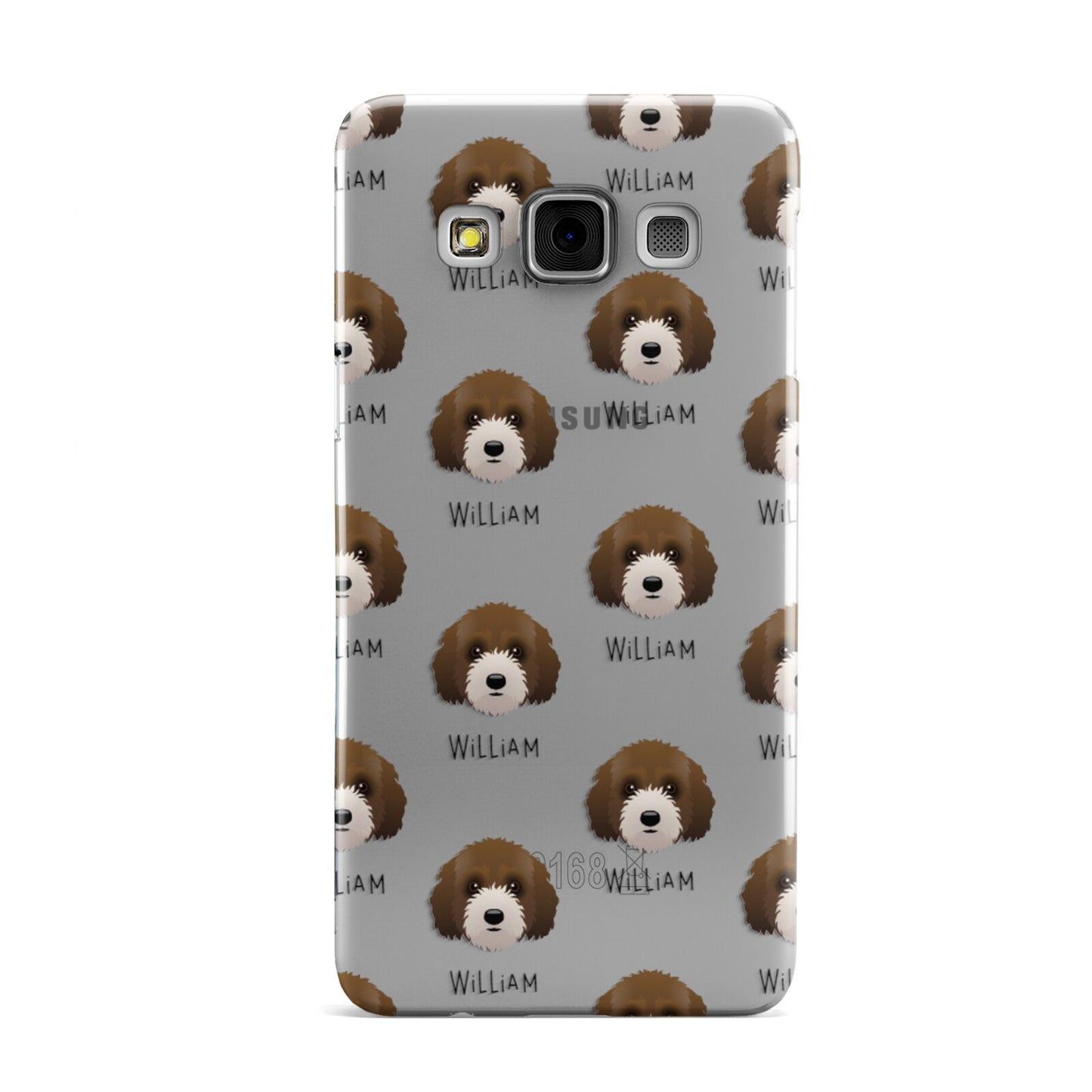 Australian Labradoodle Icon with Name Samsung Galaxy A3 Case