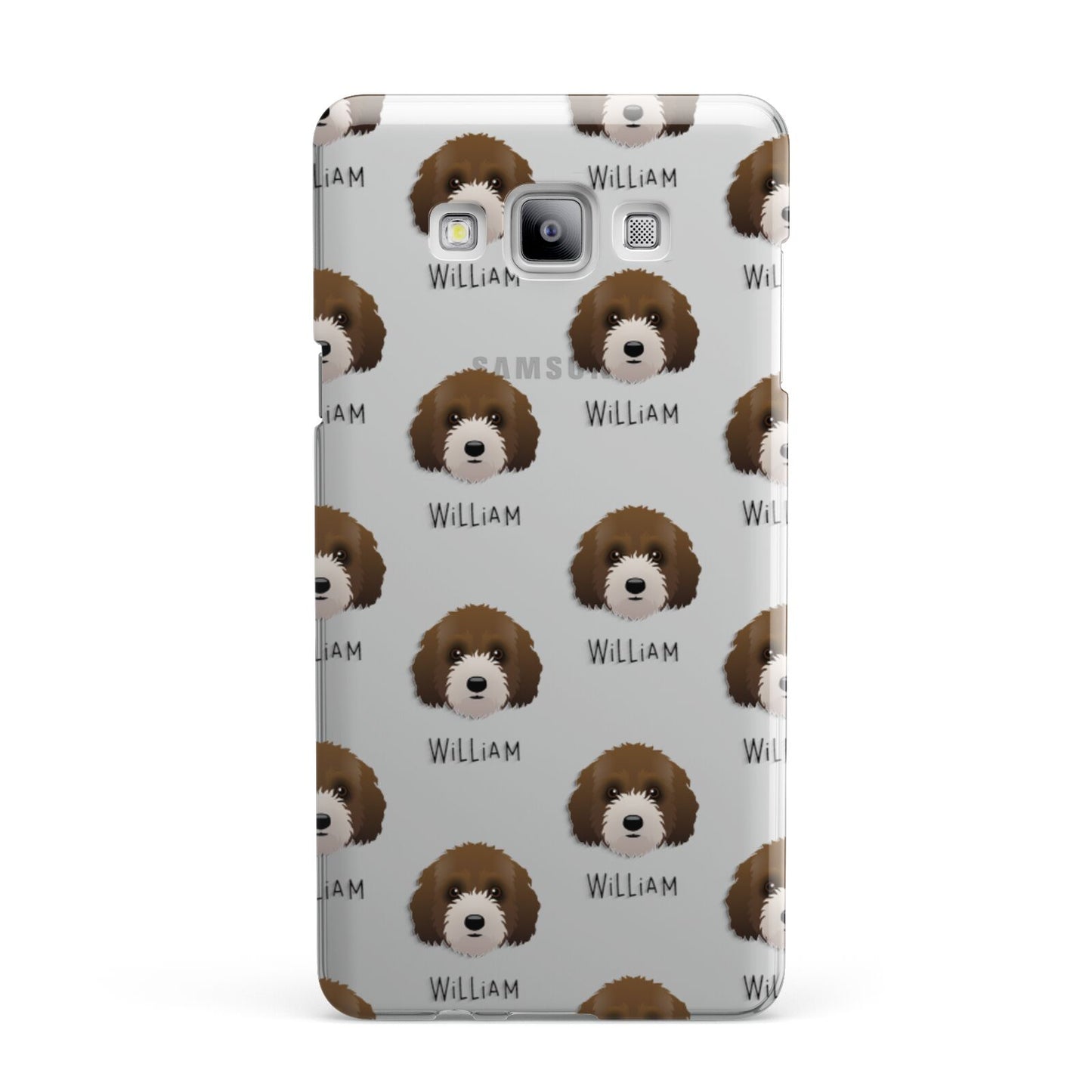 Australian Labradoodle Icon with Name Samsung Galaxy A7 2015 Case