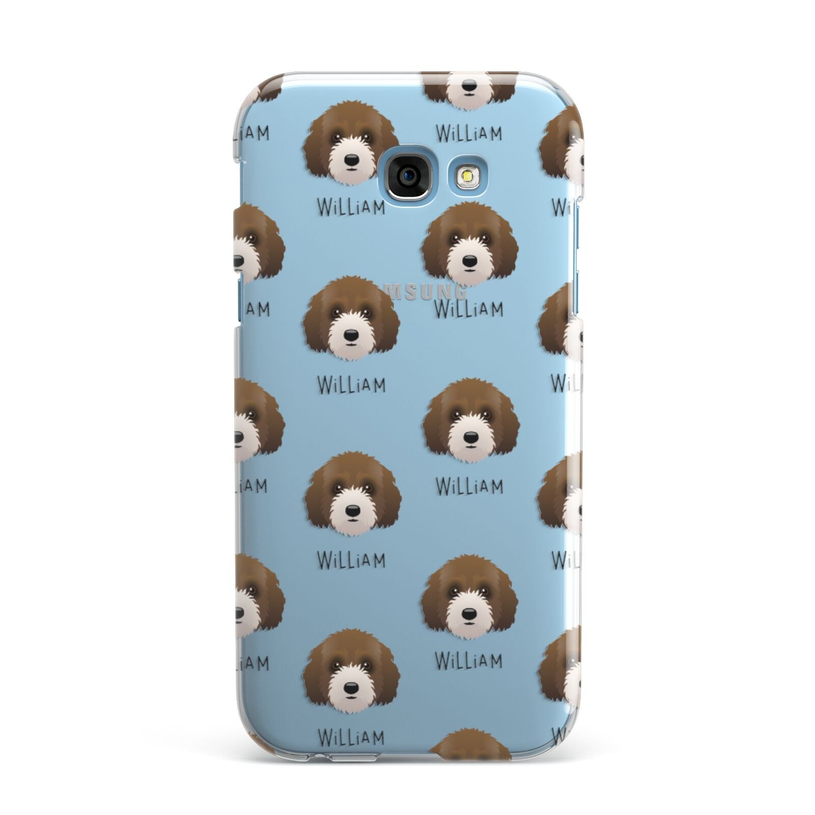 Australian Labradoodle Icon with Name Samsung Galaxy A7 2017 Case