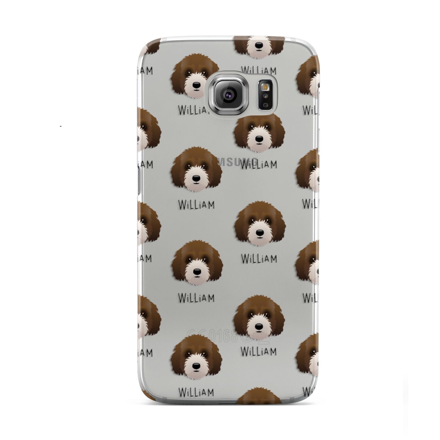 Australian Labradoodle Icon with Name Samsung Galaxy S6 Case