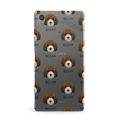 Australian Labradoodle Icon with Name Sony Xperia Case