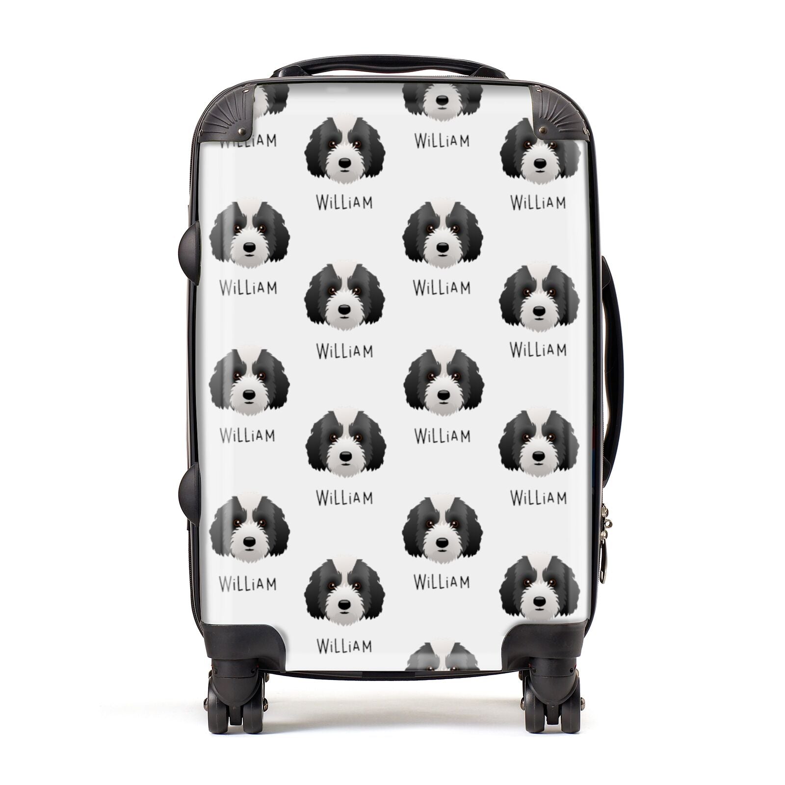 Australian Labradoodle Icon with Name Suitcase