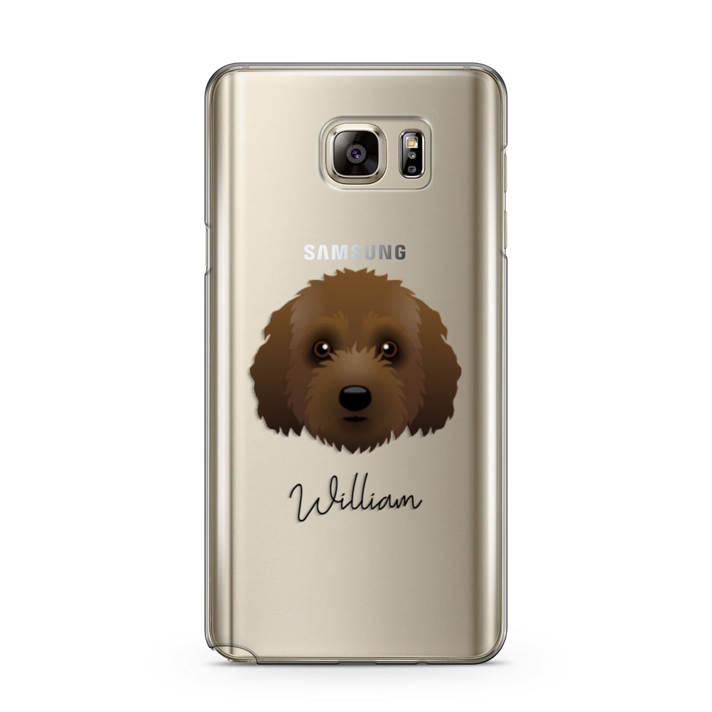 Australian Labradoodle Personalised Samsung Galaxy Note 5 Case