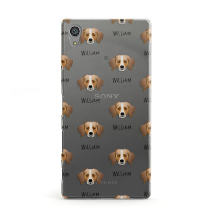 Australian Shepherd Icon with Name Sony Xperia Case