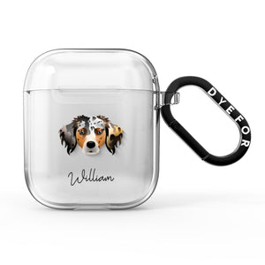 Australian Shepherd Personalised AirPods Case