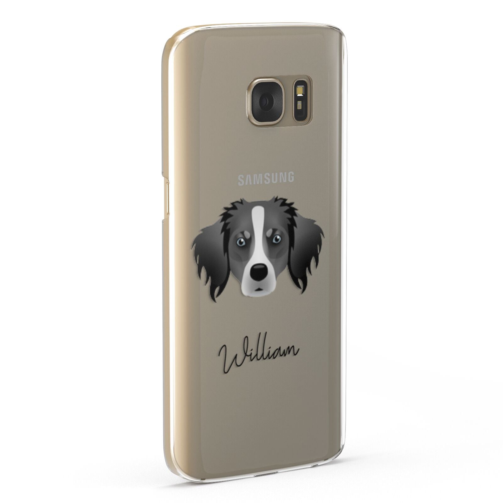 Australian Shepherd Personalised Samsung Galaxy Case Fourty Five Degrees