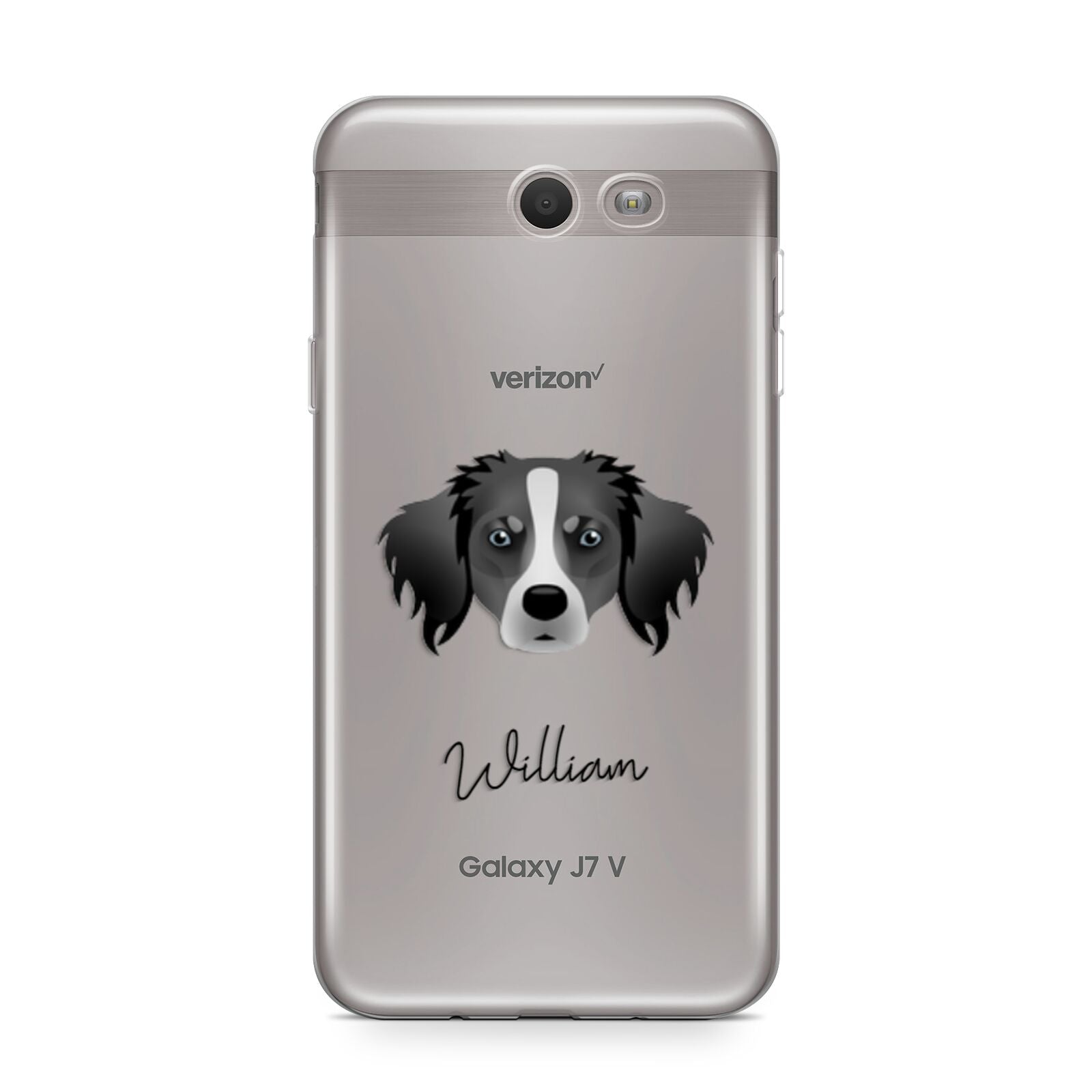 Australian Shepherd Personalised Samsung Galaxy J7 2017 Case