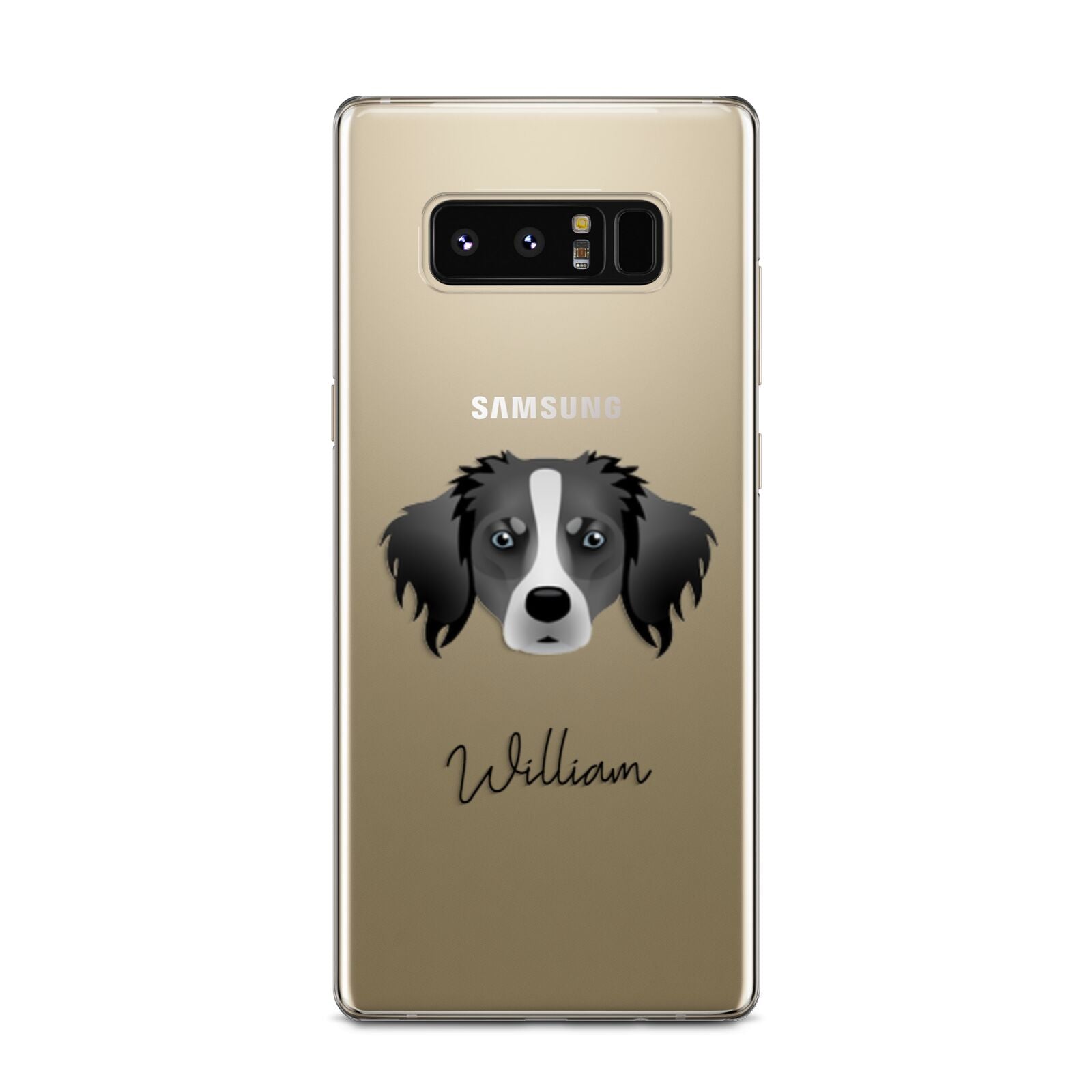 Australian Shepherd Personalised Samsung Galaxy Note 8 Case