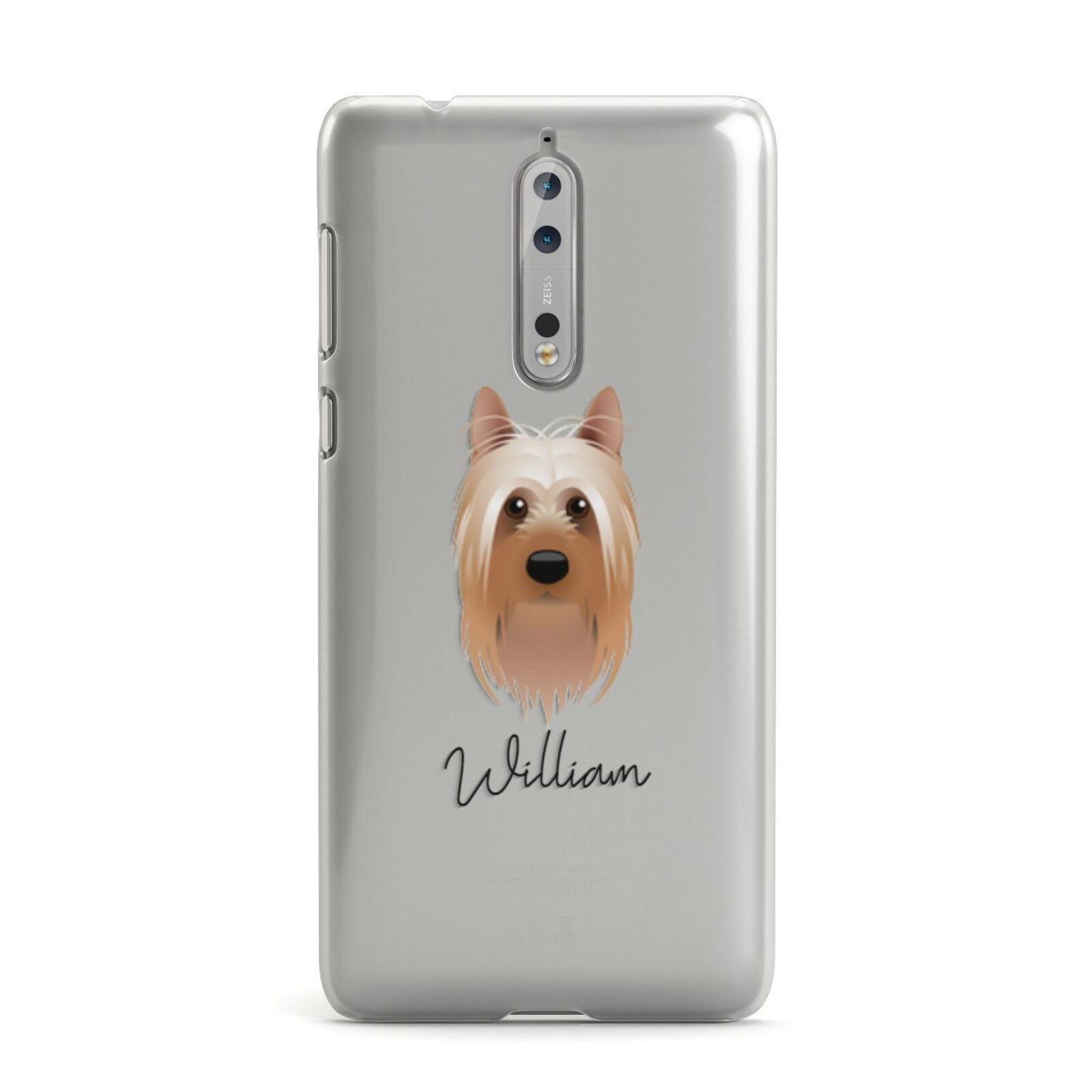 Australian Silky Terrier Personalised Nokia Case