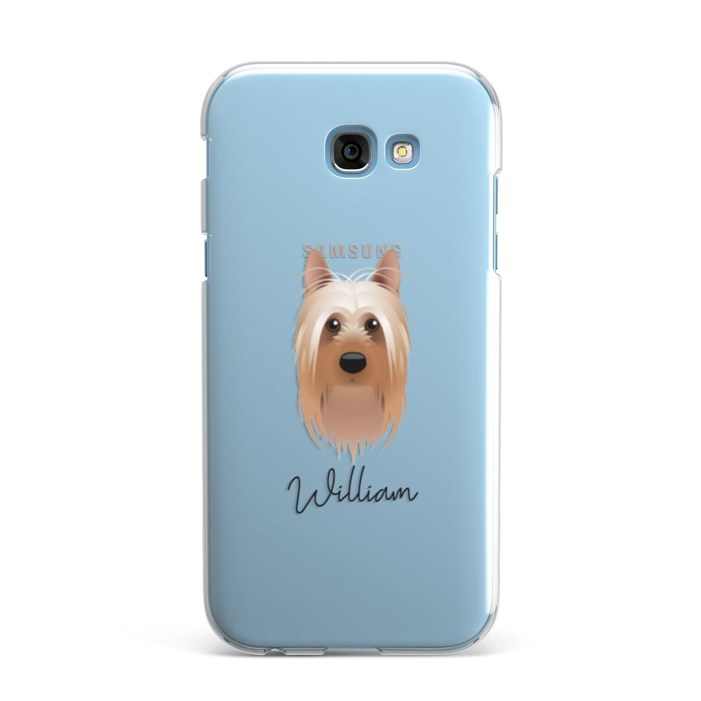 Australian Silky Terrier Personalised Samsung Galaxy A7 2017 Case