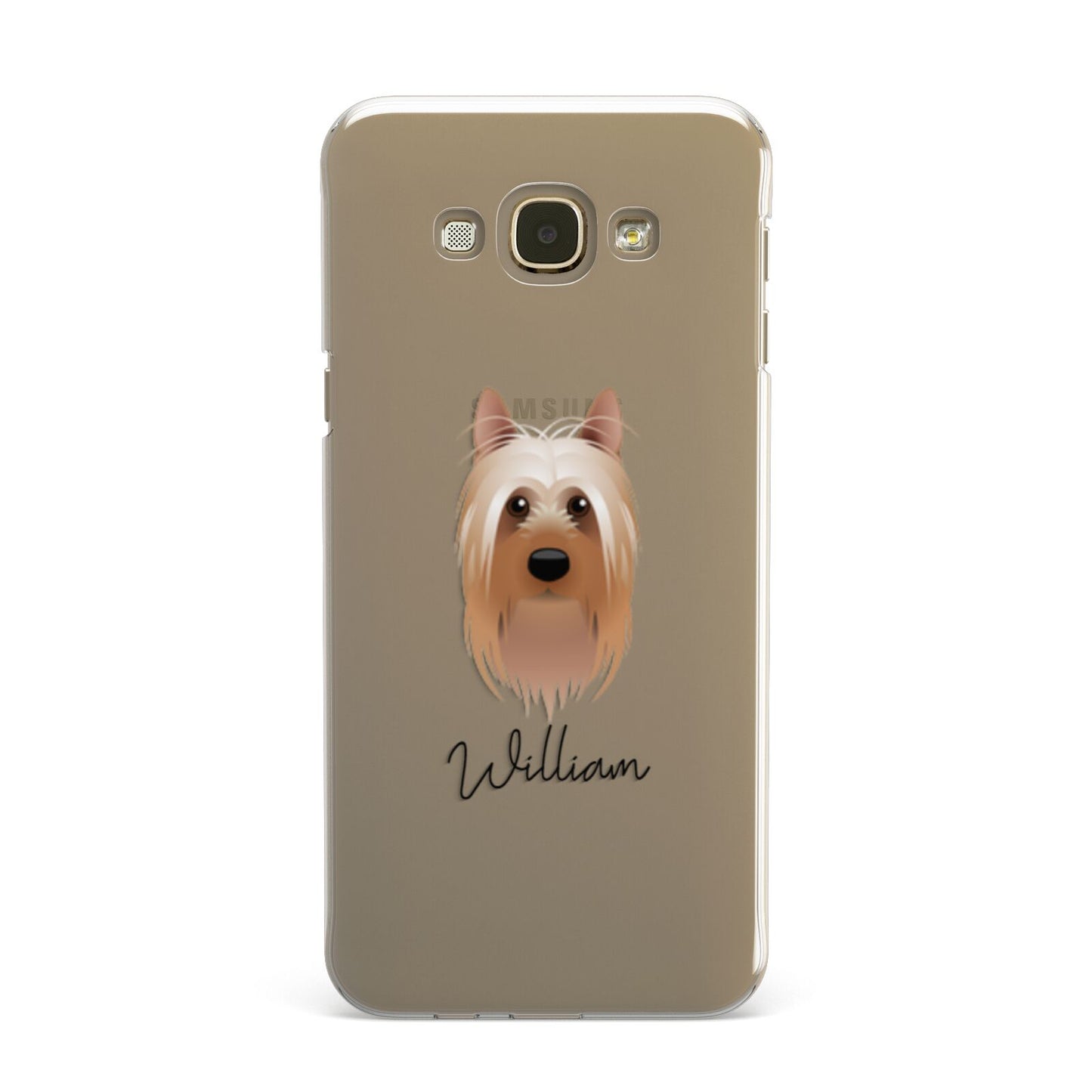 Australian Silky Terrier Personalised Samsung Galaxy A8 Case