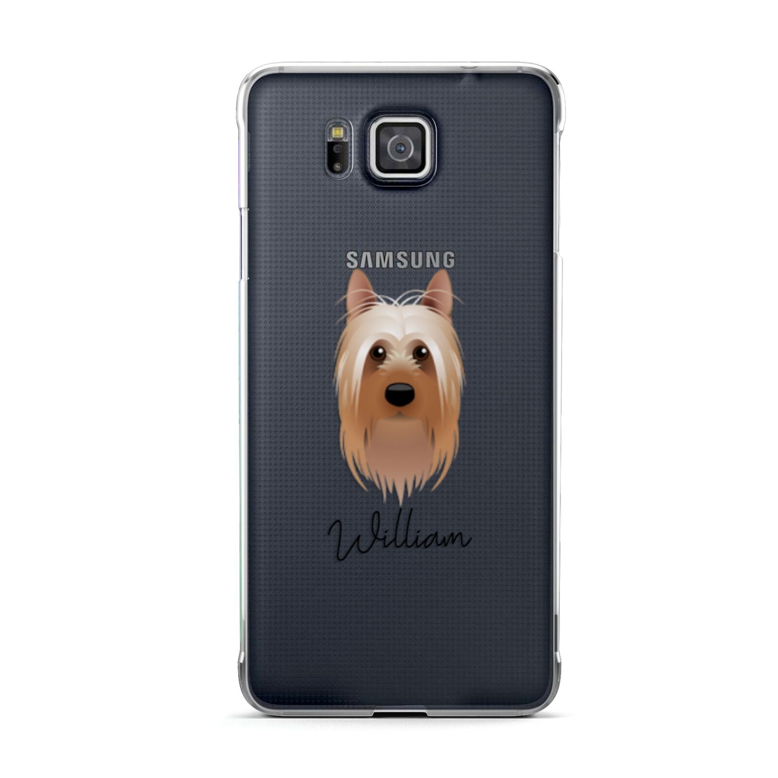 Australian Silky Terrier Personalised Samsung Galaxy Alpha Case
