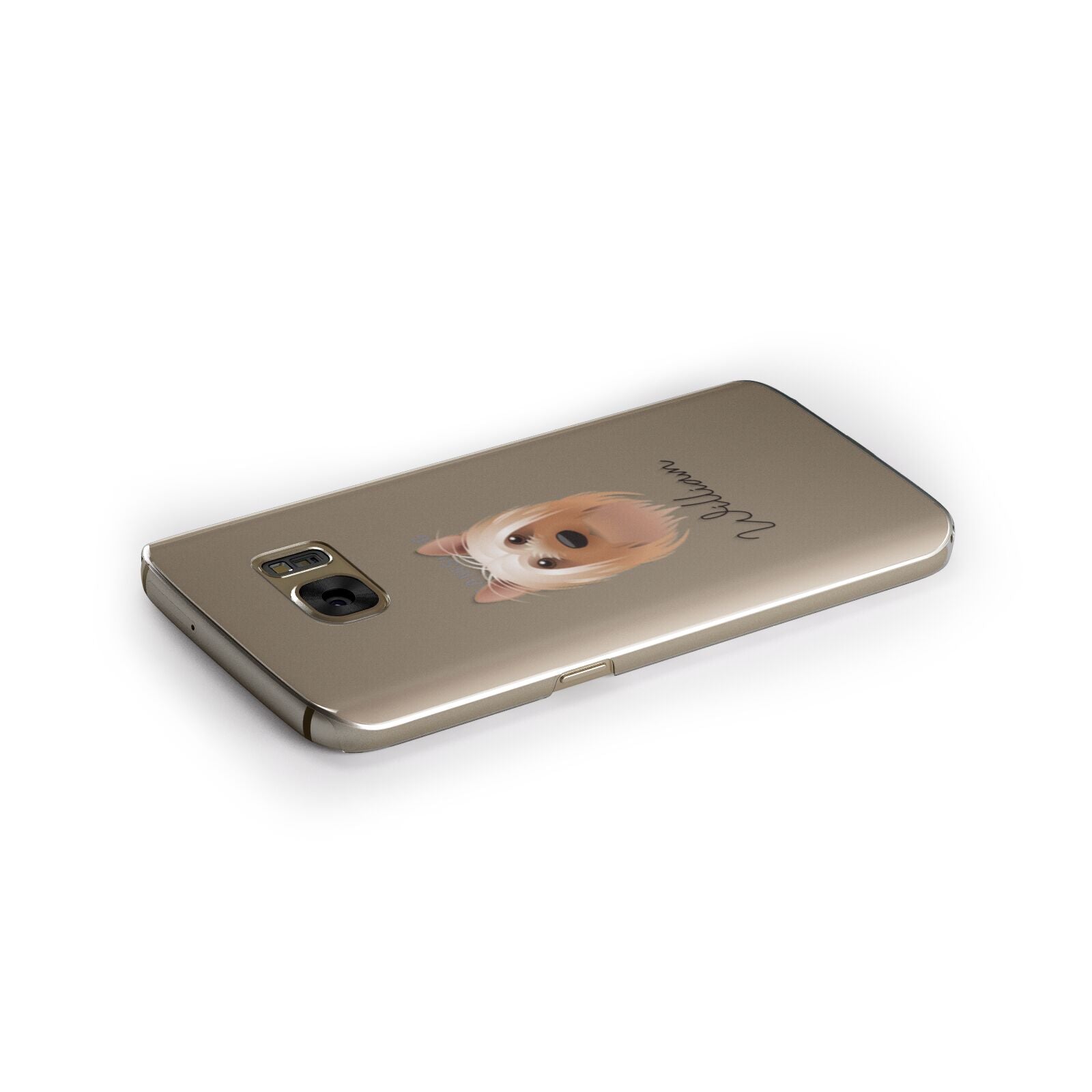 Australian Silky Terrier Personalised Samsung Galaxy Case Side Close Up