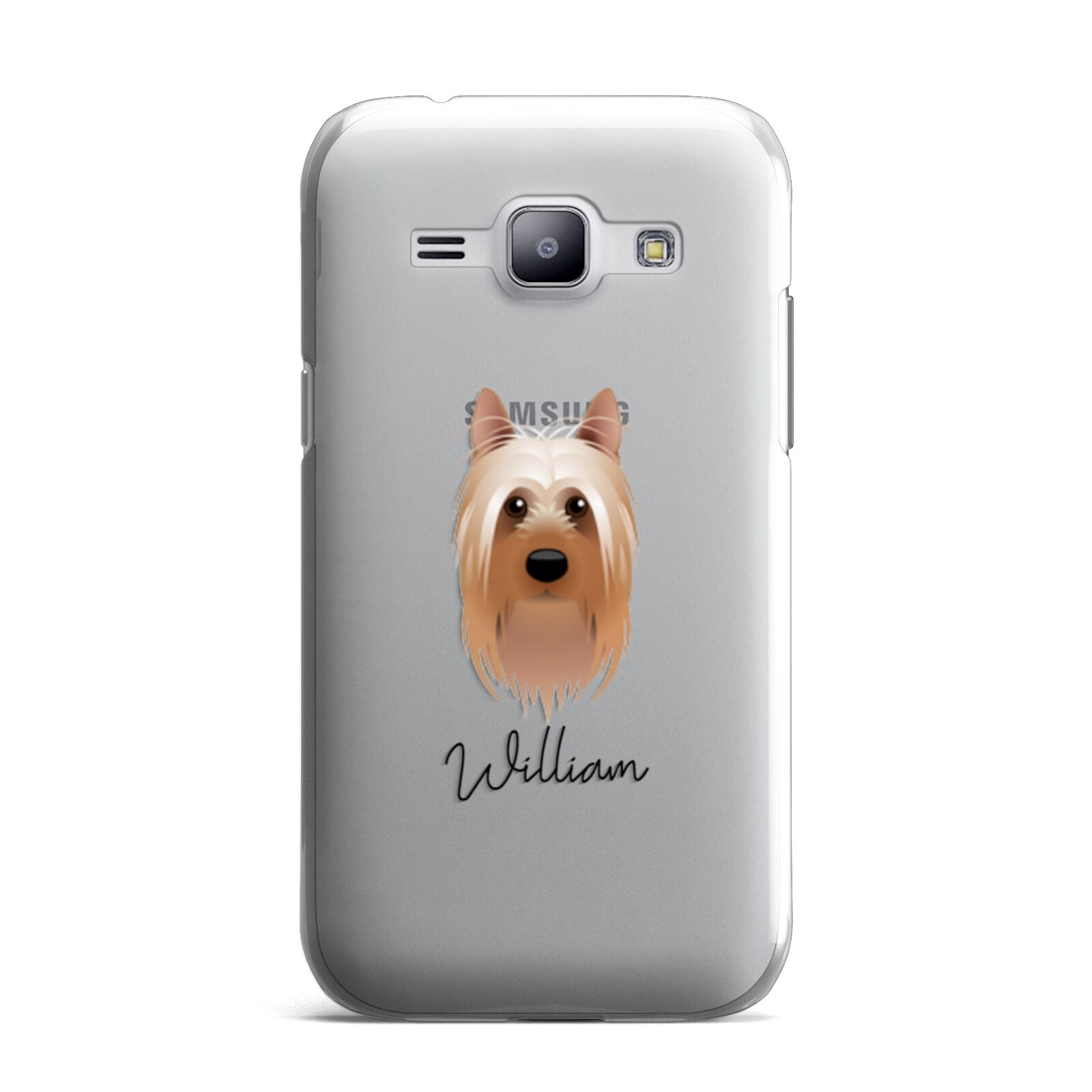 Australian Silky Terrier Personalised Samsung Galaxy J1 2015 Case