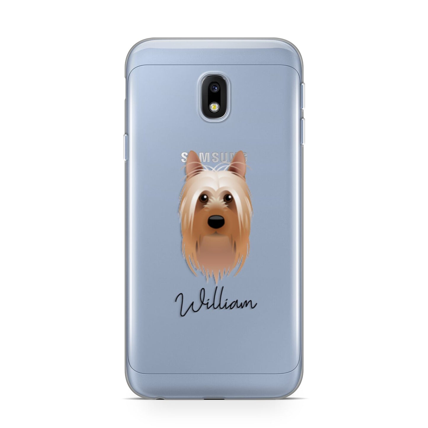 Australian Silky Terrier Personalised Samsung Galaxy J3 2017 Case