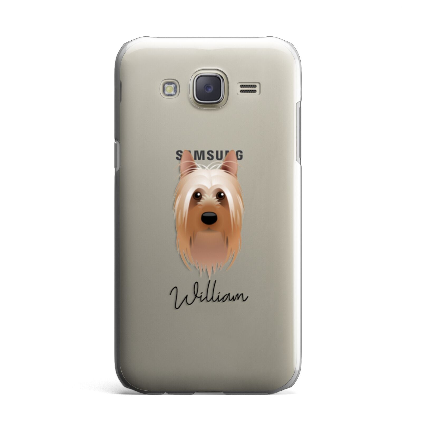 Australian Silky Terrier Personalised Samsung Galaxy J7 Case