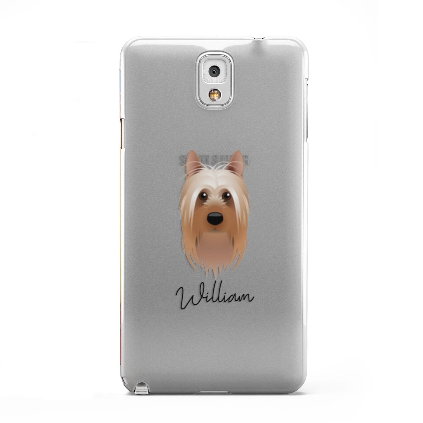 Australian Silky Terrier Personalised Samsung Galaxy Note 3 Case