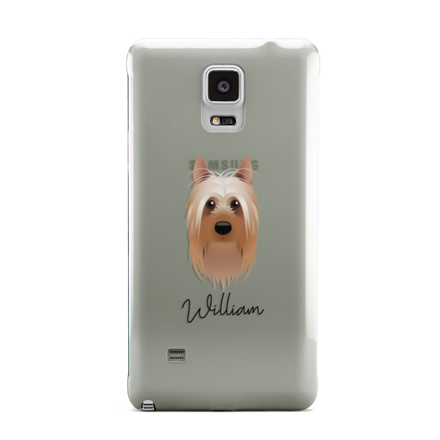 Australian Silky Terrier Personalised Samsung Galaxy Note 4 Case