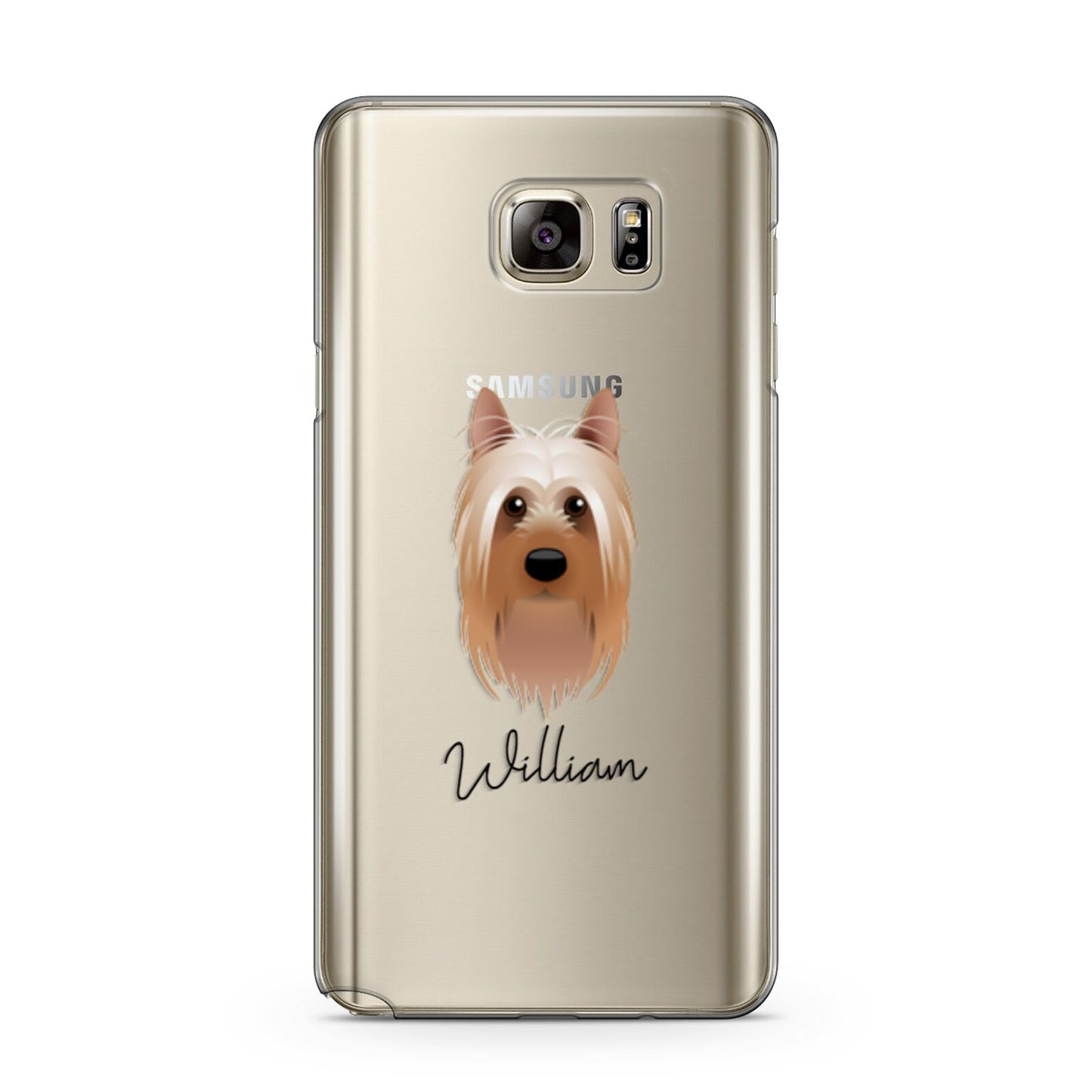 Australian Silky Terrier Personalised Samsung Galaxy Note 5 Case