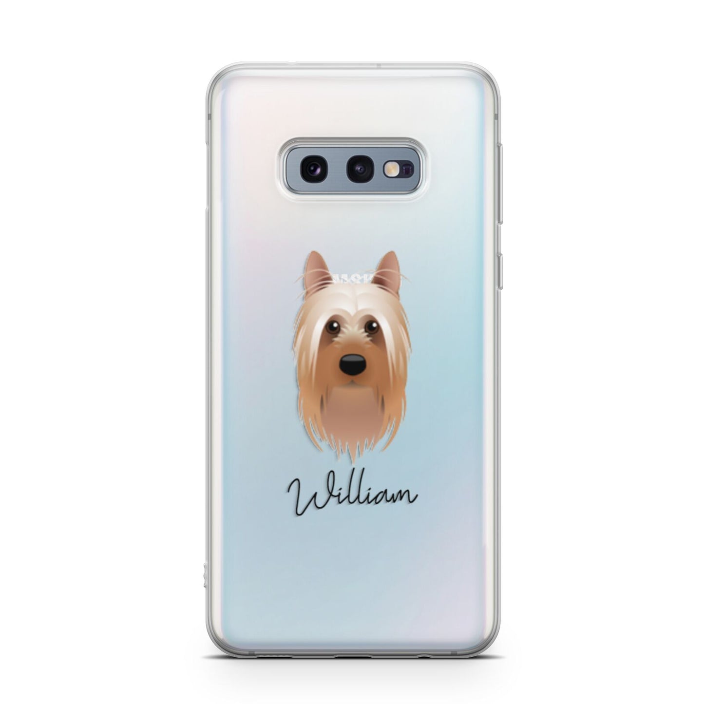 Australian Silky Terrier Personalised Samsung Galaxy S10E Case