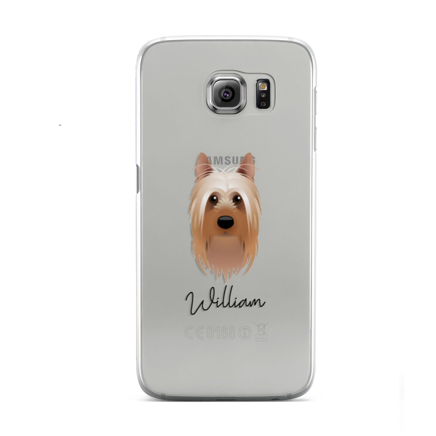 Australian Silky Terrier Personalised Samsung Galaxy S6 Case