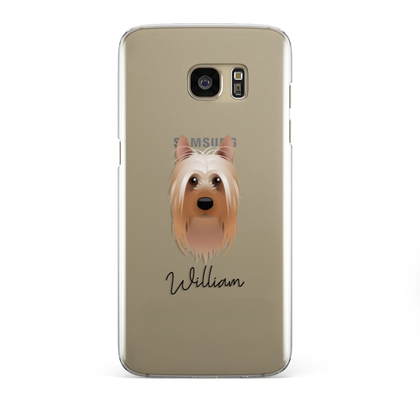 Australian Silky Terrier Personalised Samsung Galaxy S7 Edge Case