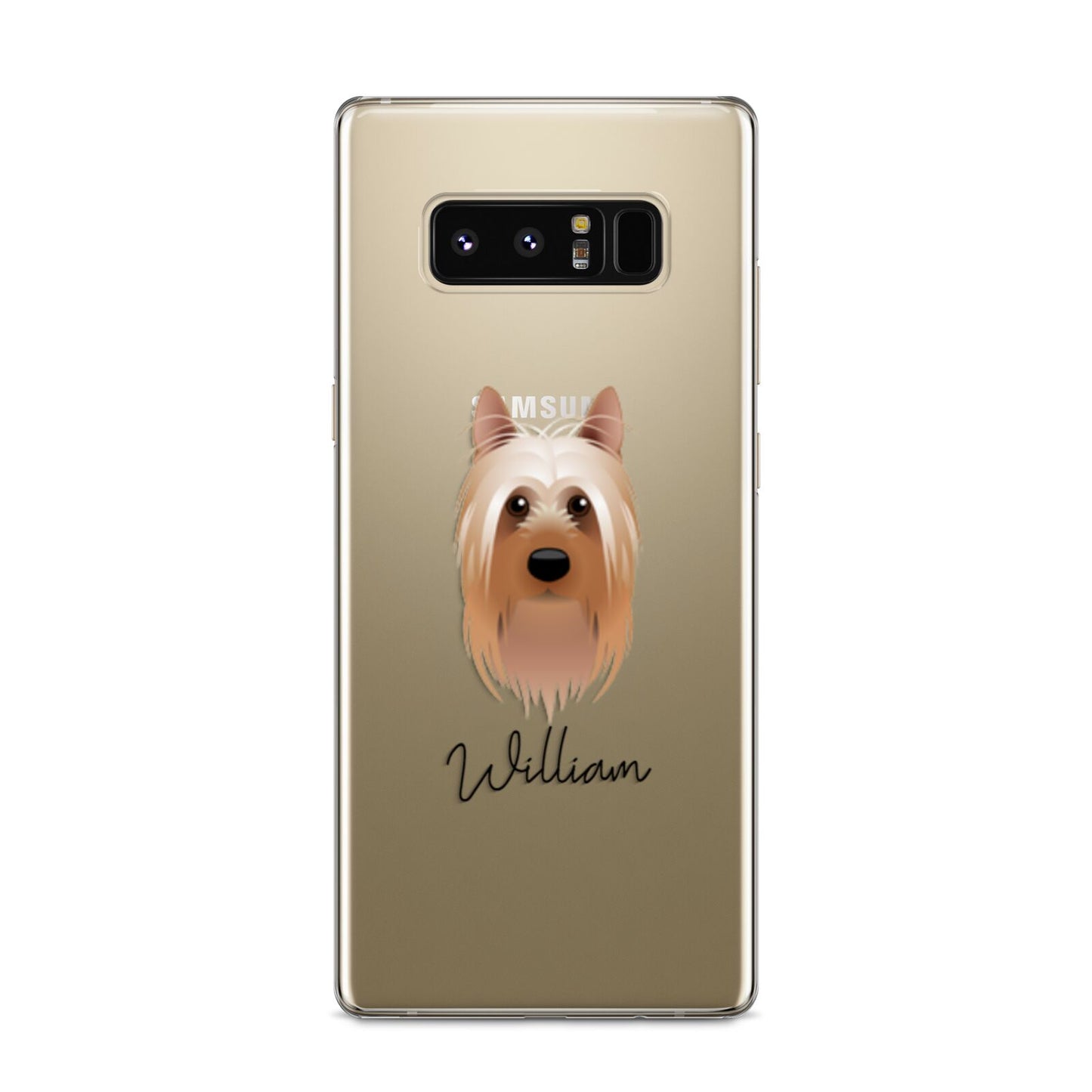 Australian Silky Terrier Personalised Samsung Galaxy S8 Case