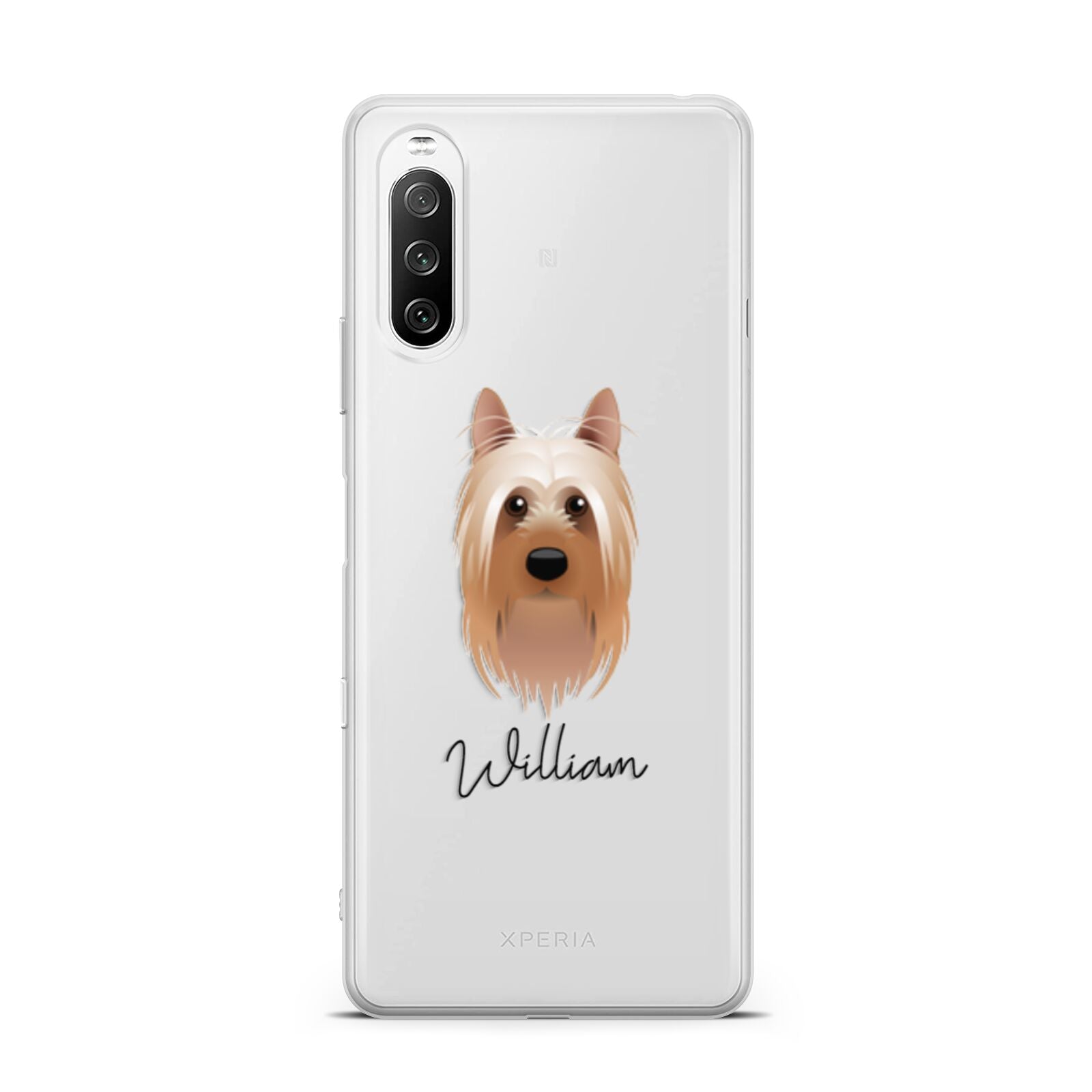 Australian Silky Terrier Personalised Sony Xperia 10 III Case