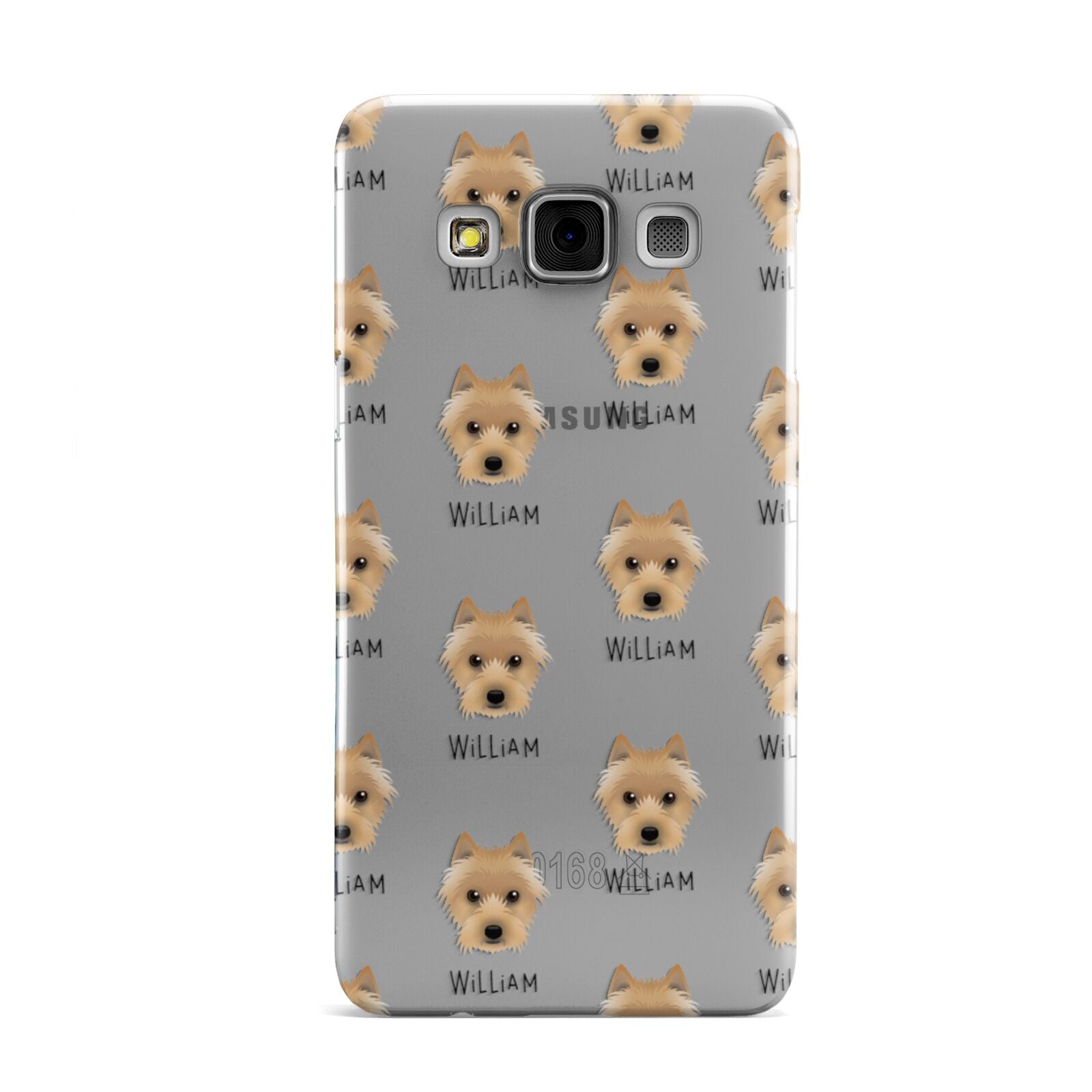 Australian Terrier Icon with Name Samsung Galaxy A3 Case