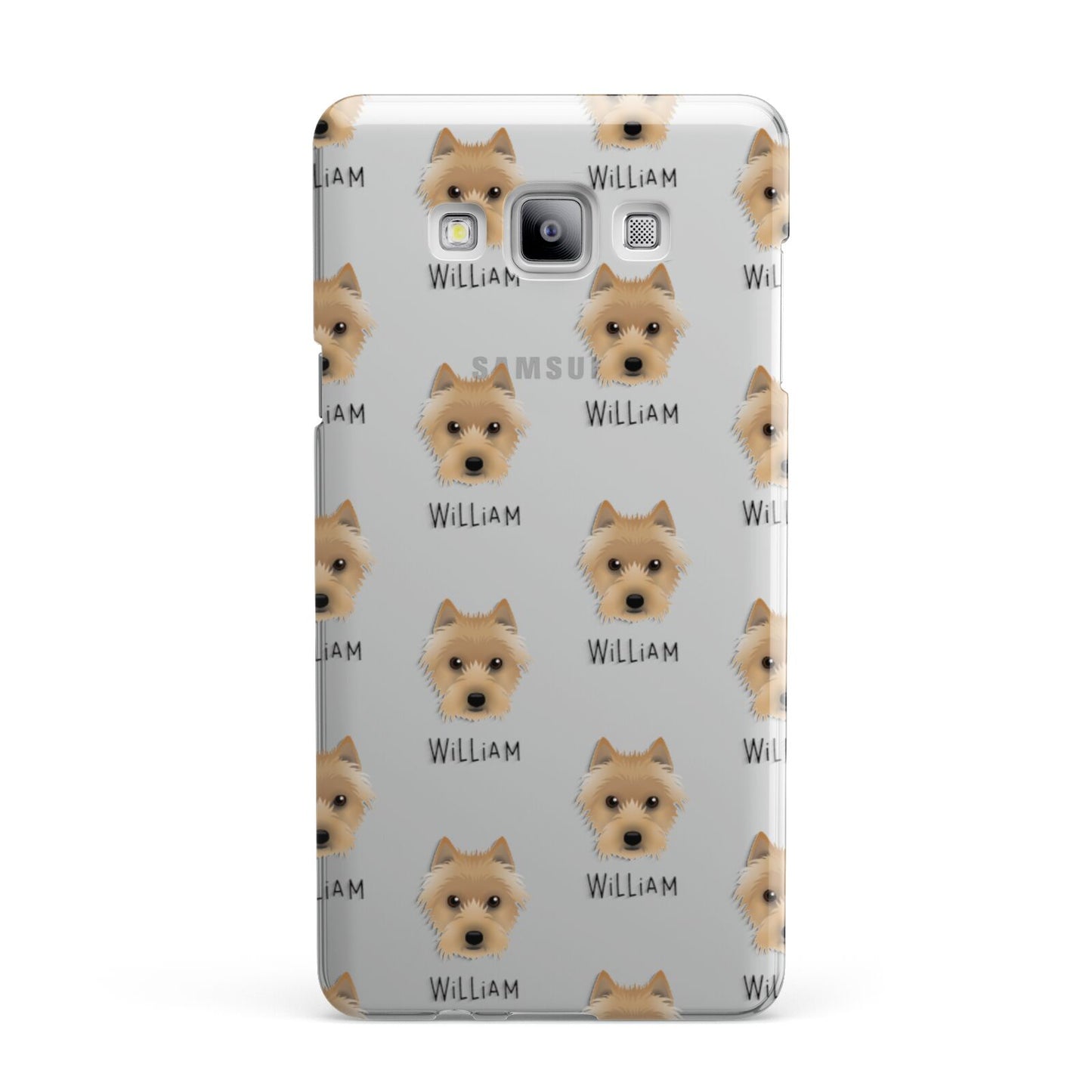 Australian Terrier Icon with Name Samsung Galaxy A7 2015 Case
