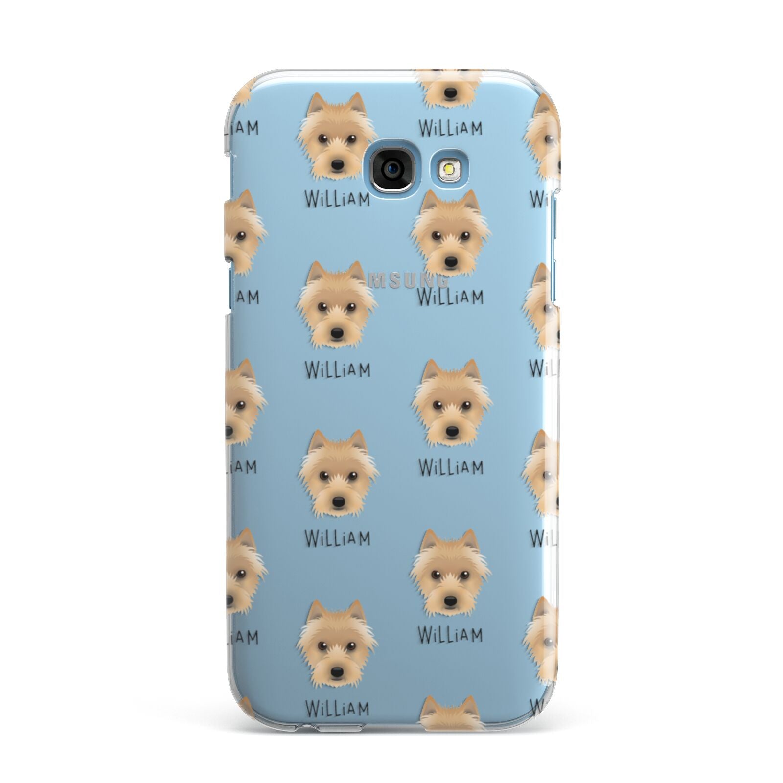 Australian Terrier Icon with Name Samsung Galaxy A7 2017 Case