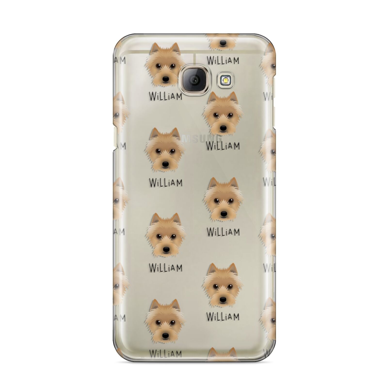 Australian Terrier Icon with Name Samsung Galaxy A8 2016 Case