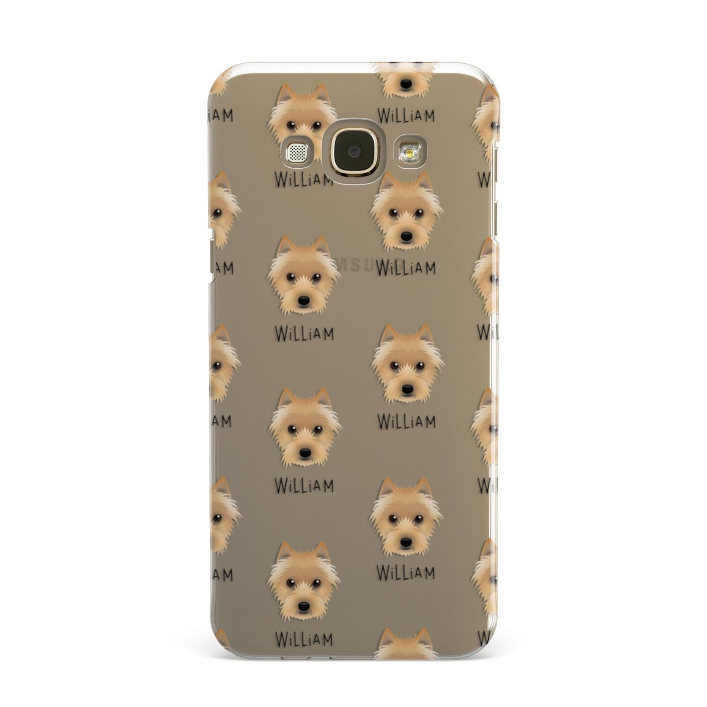 Australian Terrier Icon with Name Samsung Galaxy A8 Case