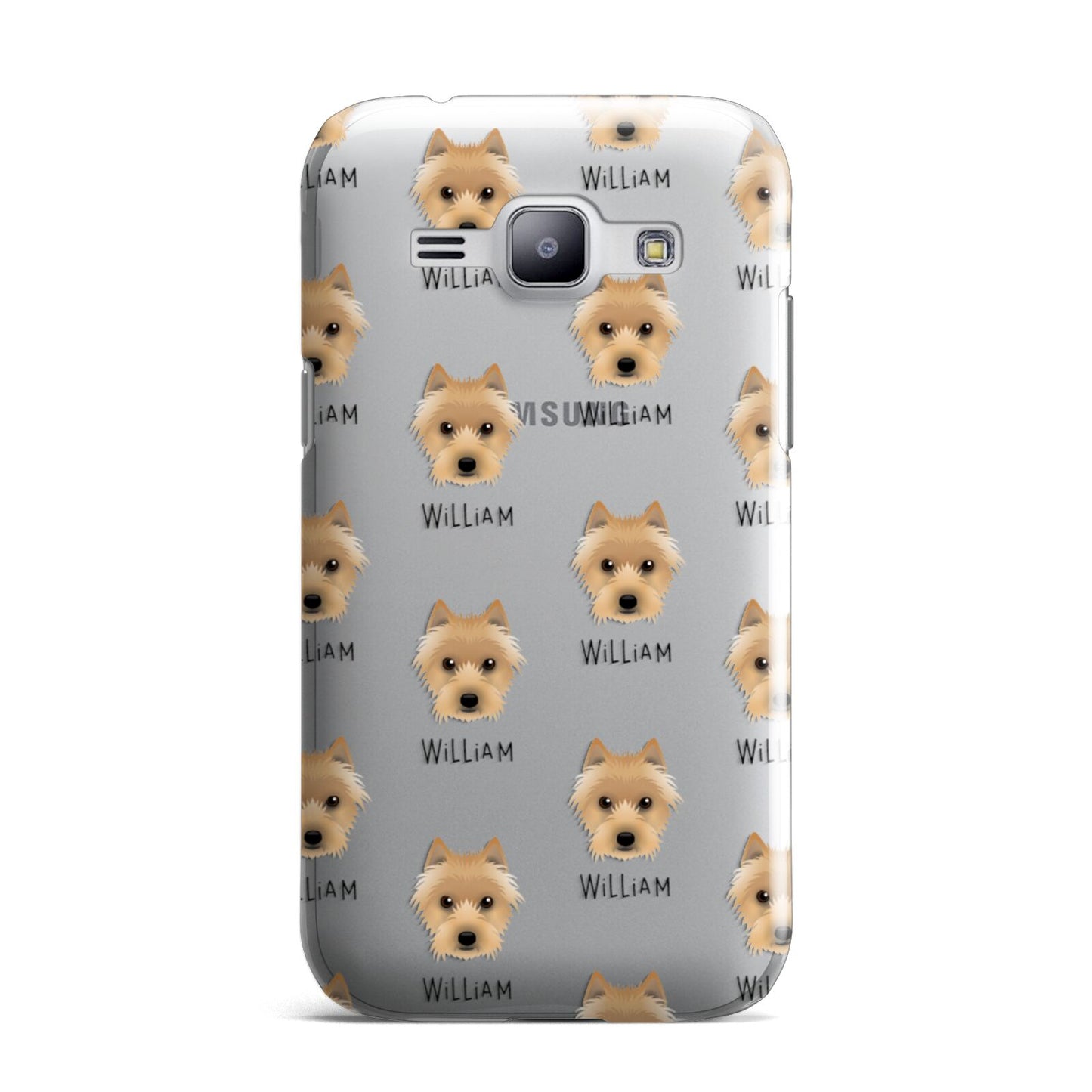 Australian Terrier Icon with Name Samsung Galaxy J1 2015 Case