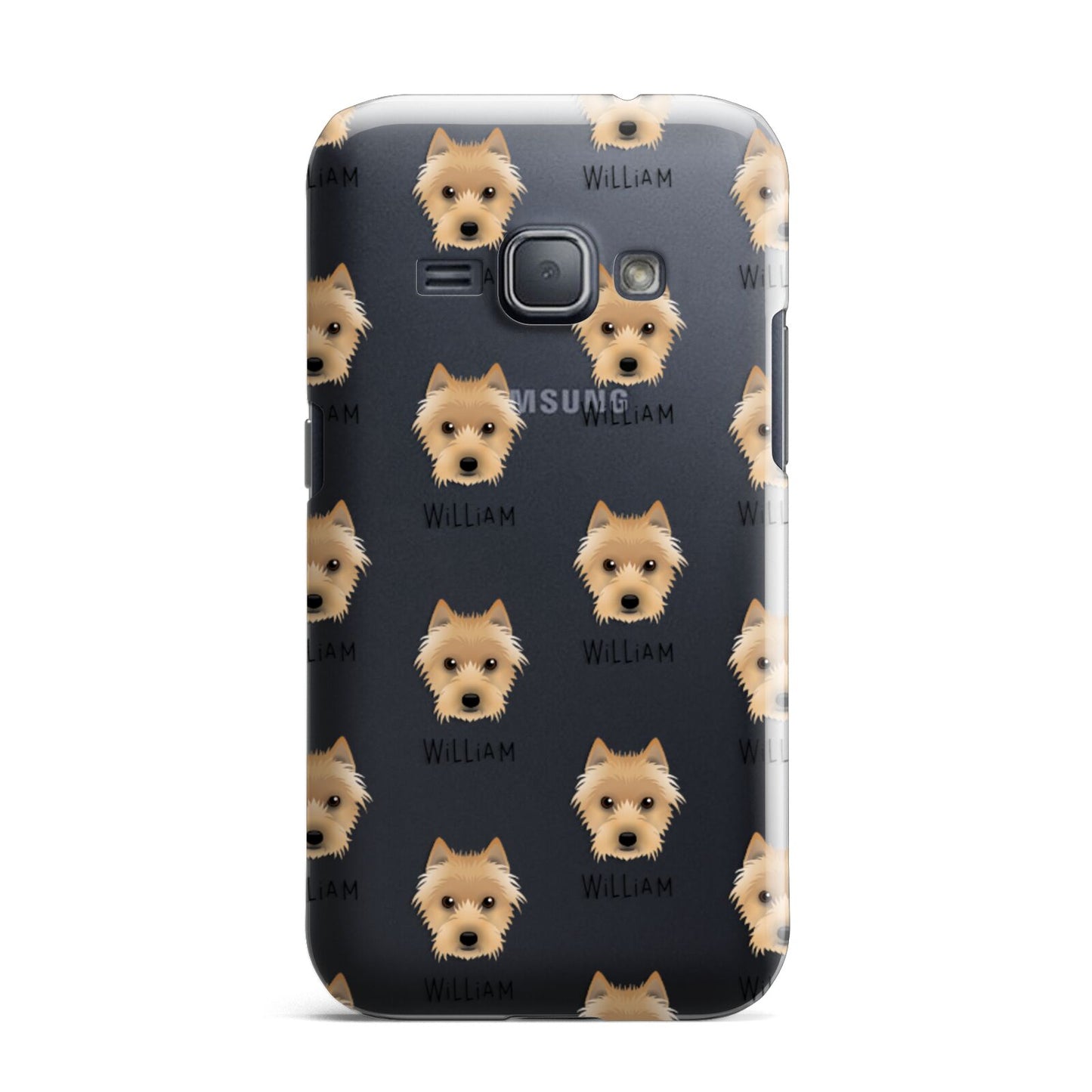 Australian Terrier Icon with Name Samsung Galaxy J1 2016 Case