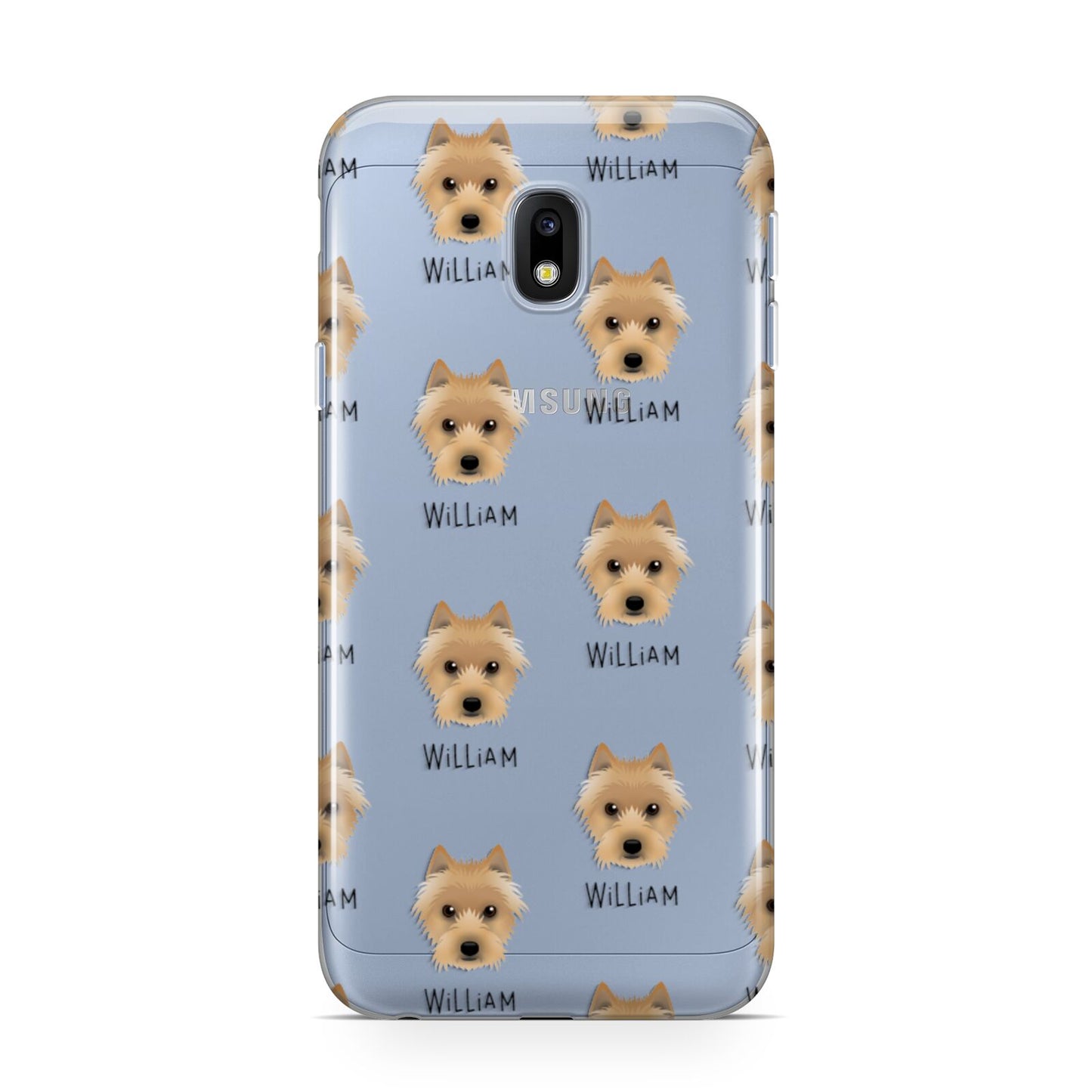 Australian Terrier Icon with Name Samsung Galaxy J3 2017 Case