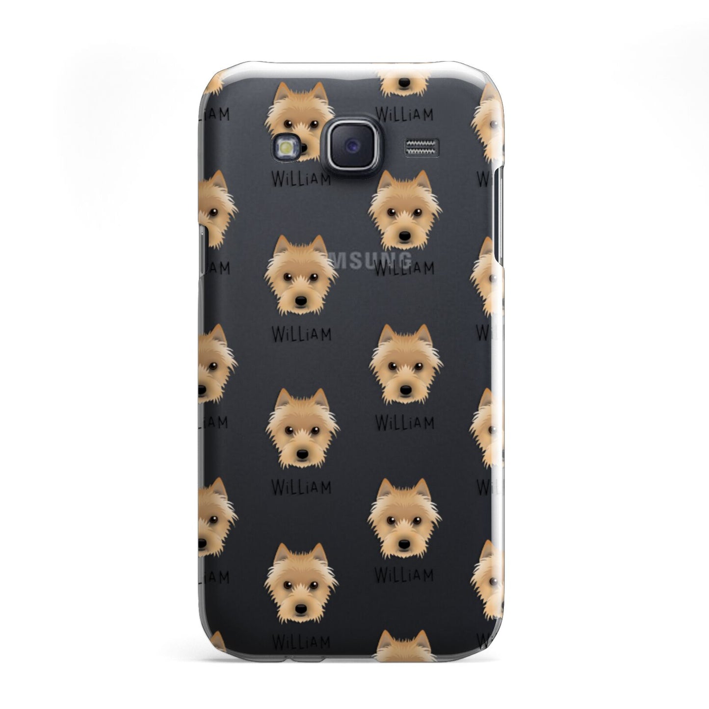 Australian Terrier Icon with Name Samsung Galaxy J5 Case