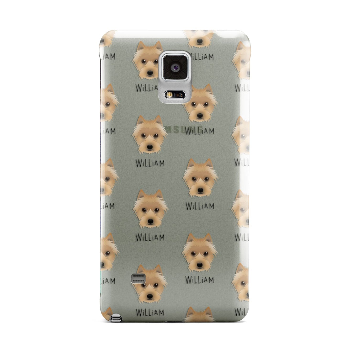 Australian Terrier Icon with Name Samsung Galaxy Note 4 Case