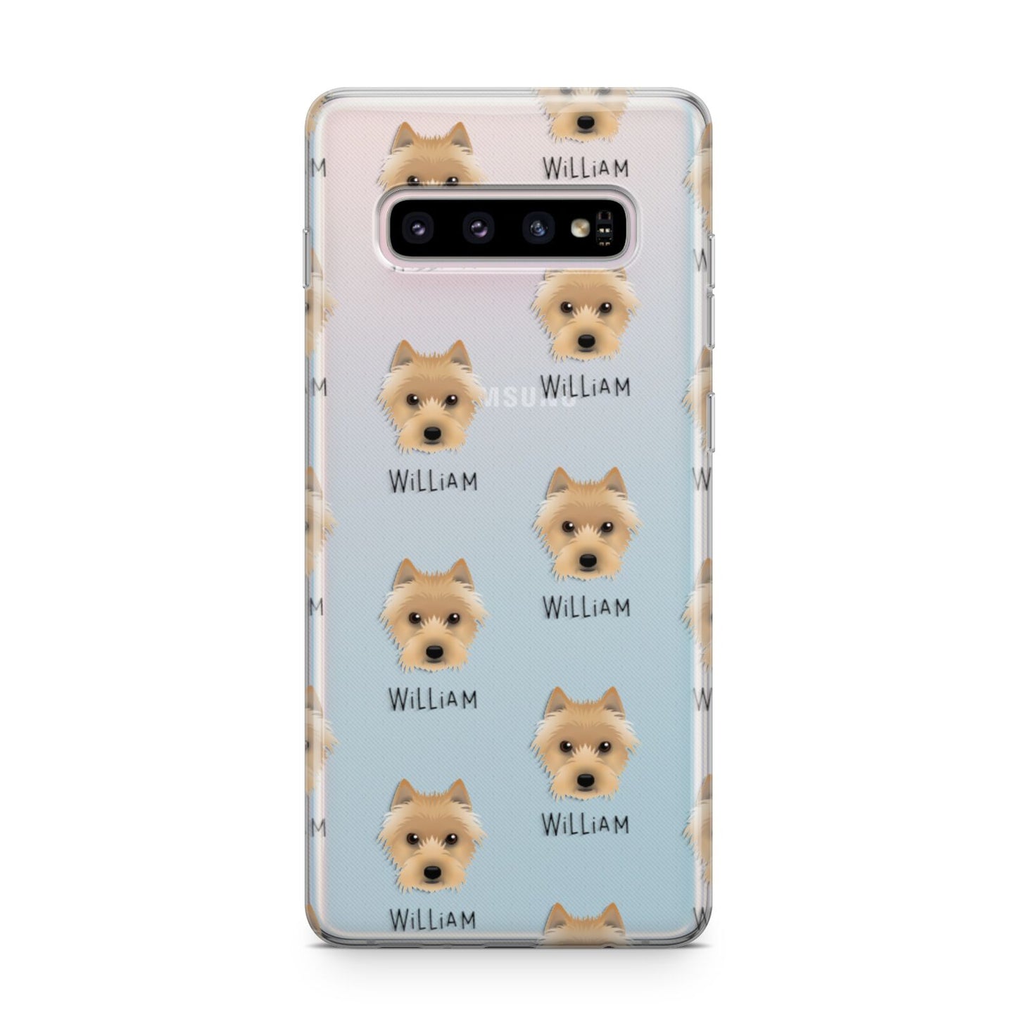 Australian Terrier Icon with Name Samsung Galaxy S10 Plus Case