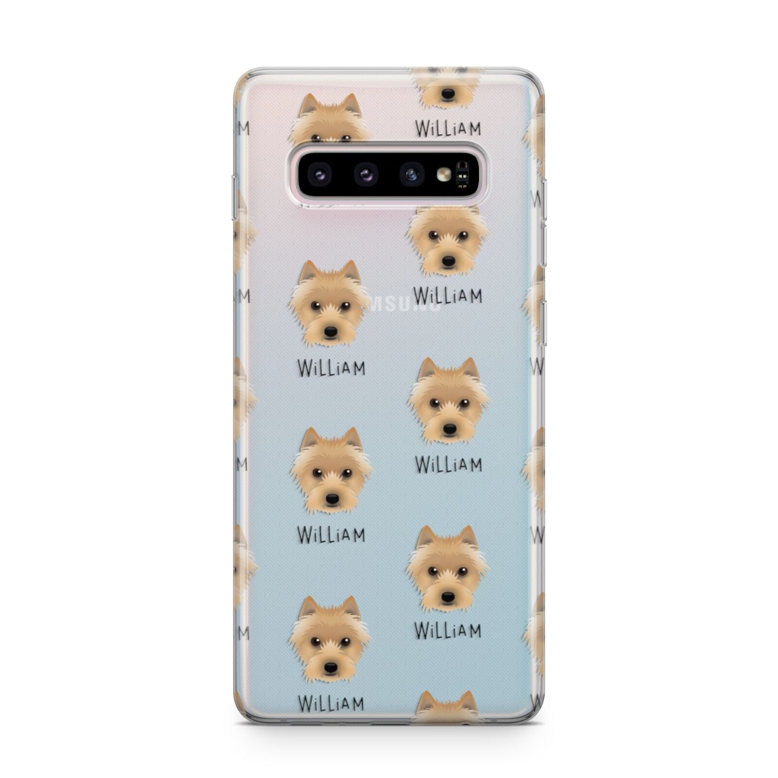 Australian Terrier Icon with Name Samsung Galaxy S10 Plus Case