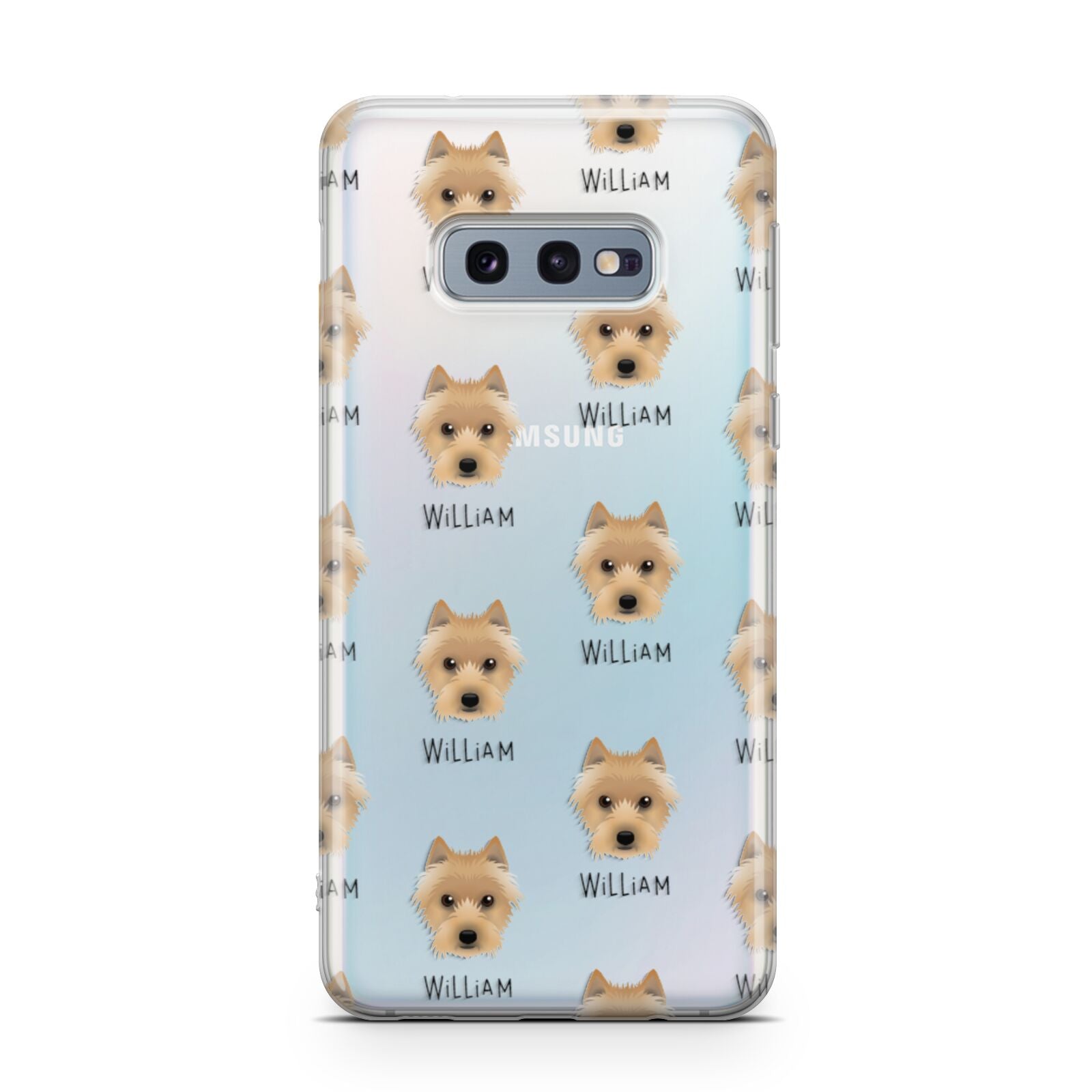 Australian Terrier Icon with Name Samsung Galaxy S10E Case