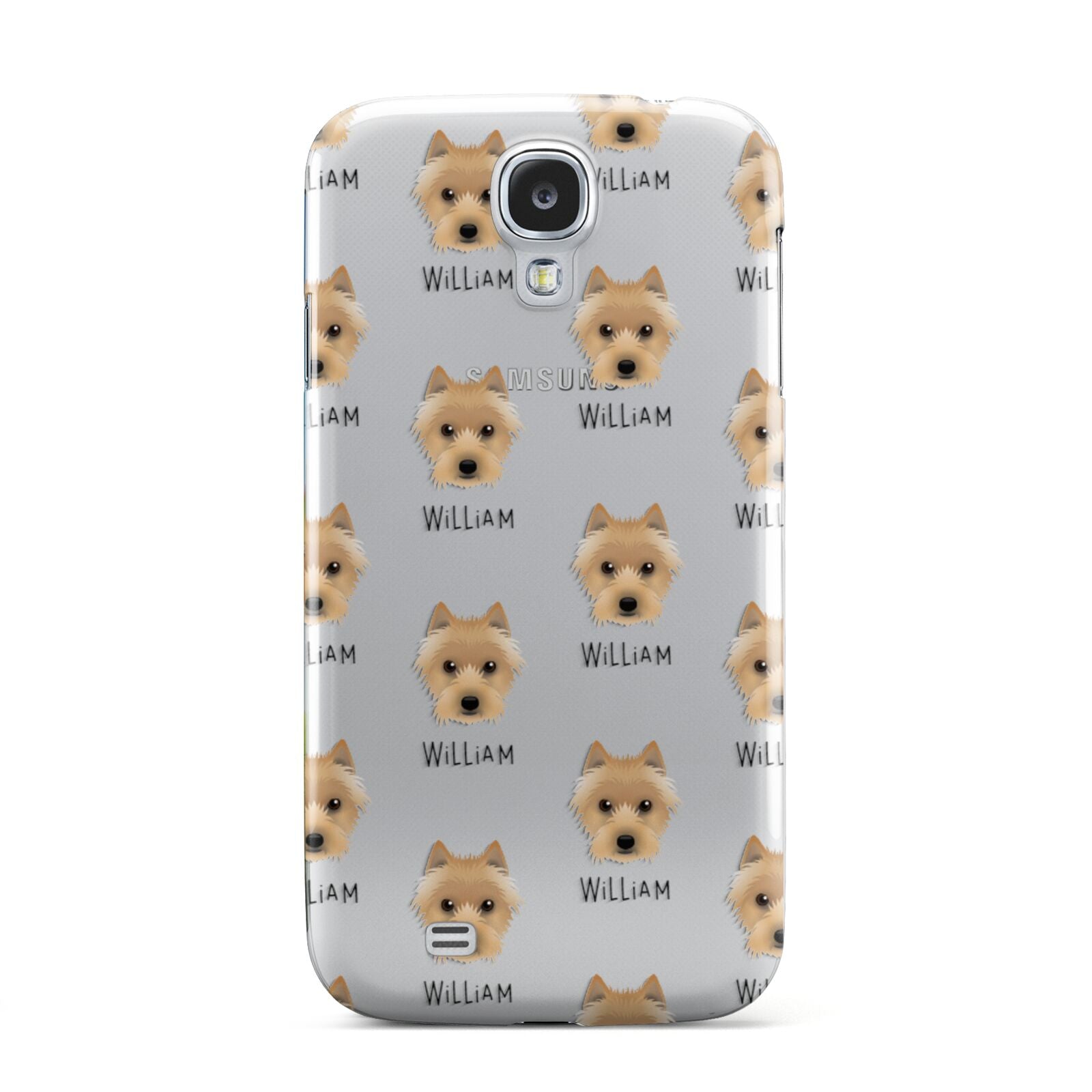 Australian Terrier Icon with Name Samsung Galaxy S4 Case