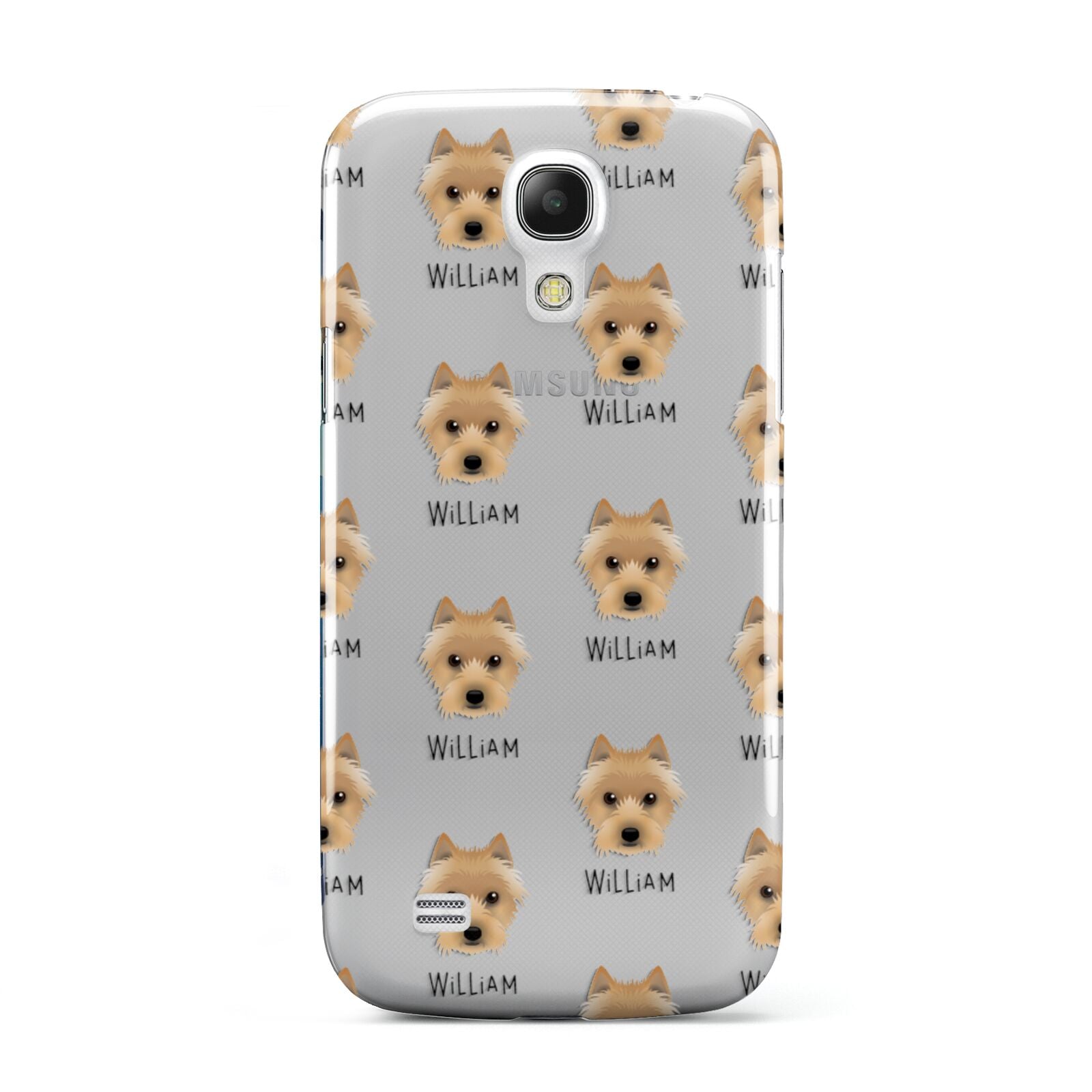 Australian Terrier Icon with Name Samsung Galaxy S4 Mini Case