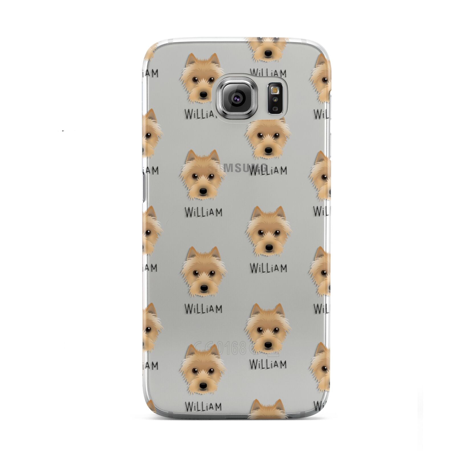 Australian Terrier Icon with Name Samsung Galaxy S6 Case