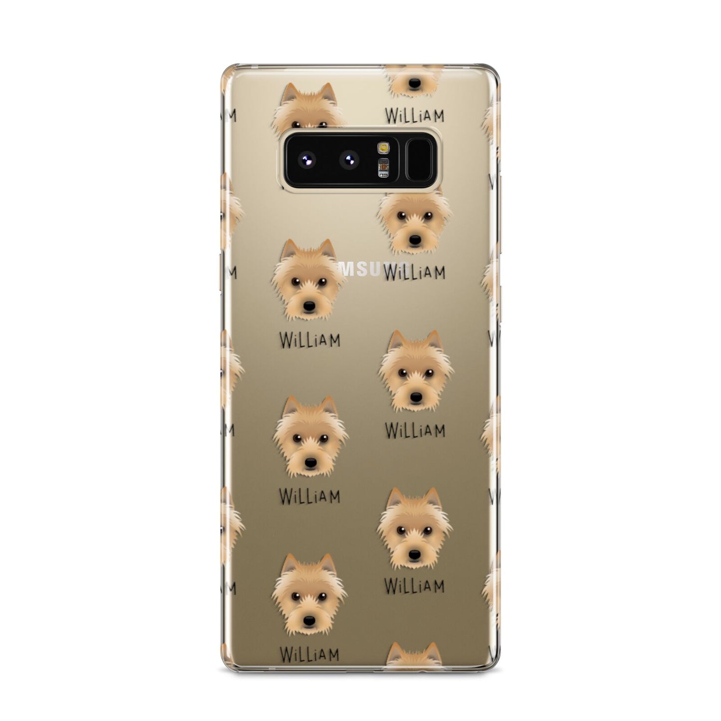 Australian Terrier Icon with Name Samsung Galaxy S8 Case