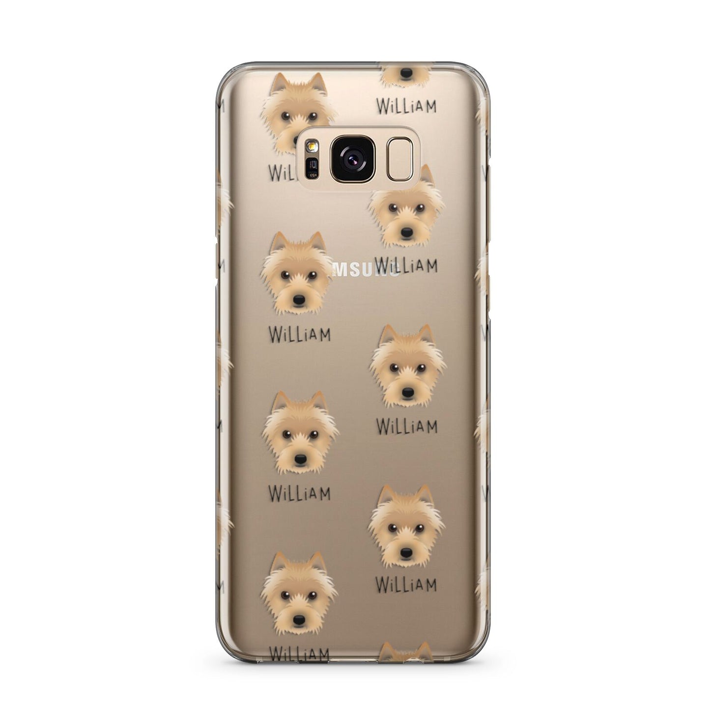 Australian Terrier Icon with Name Samsung Galaxy S8 Plus Case
